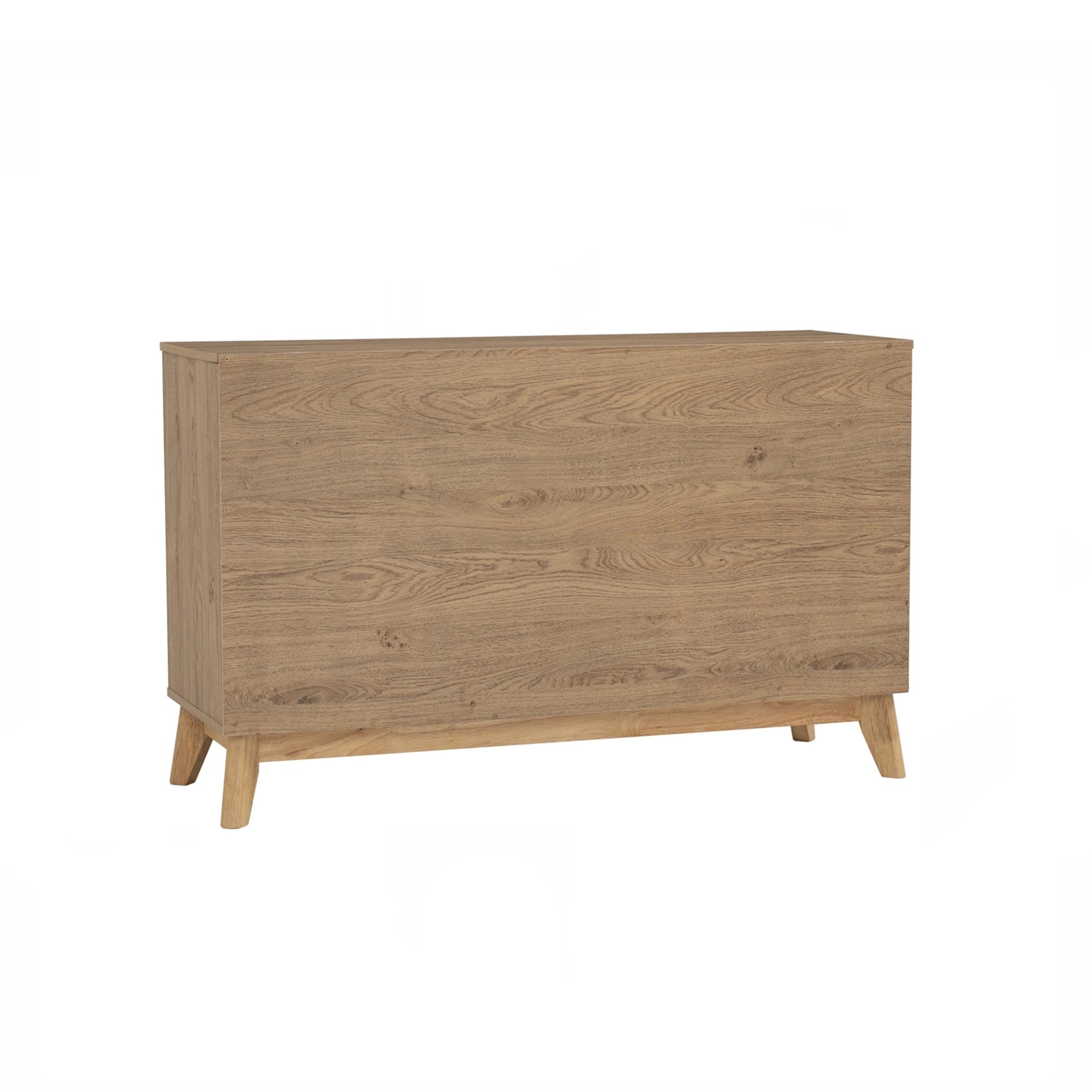 Modern Miro Sideboard with 3 Drawers & 2 Doors - Mid-Century Style TV Stand Buffet Cabinet for Living Room, Bedroom & Dining Room Storage