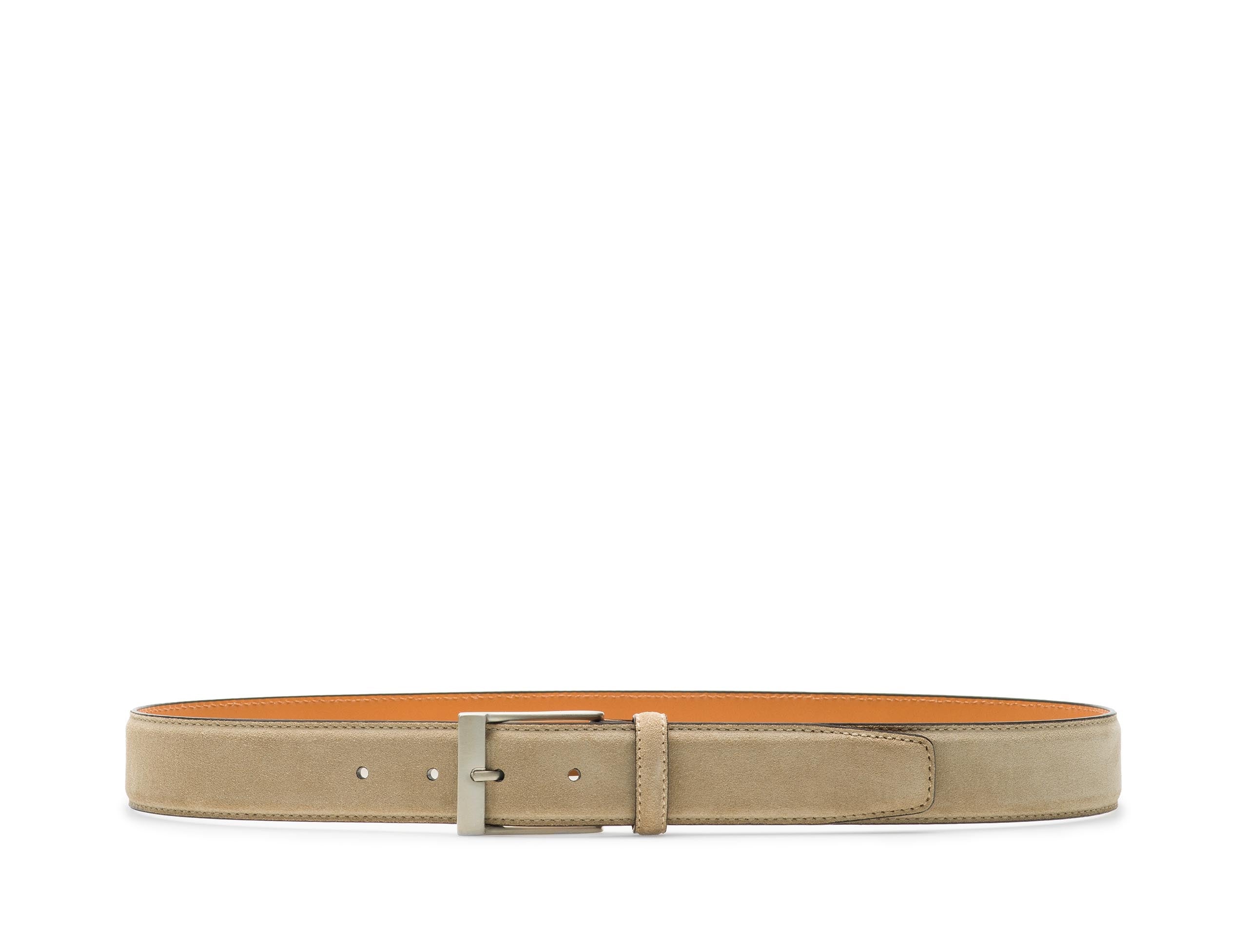 MAGNANNI SLD Suede Telante Belt for Men - Premium Leather Dress Belt for Business & Formal Wear