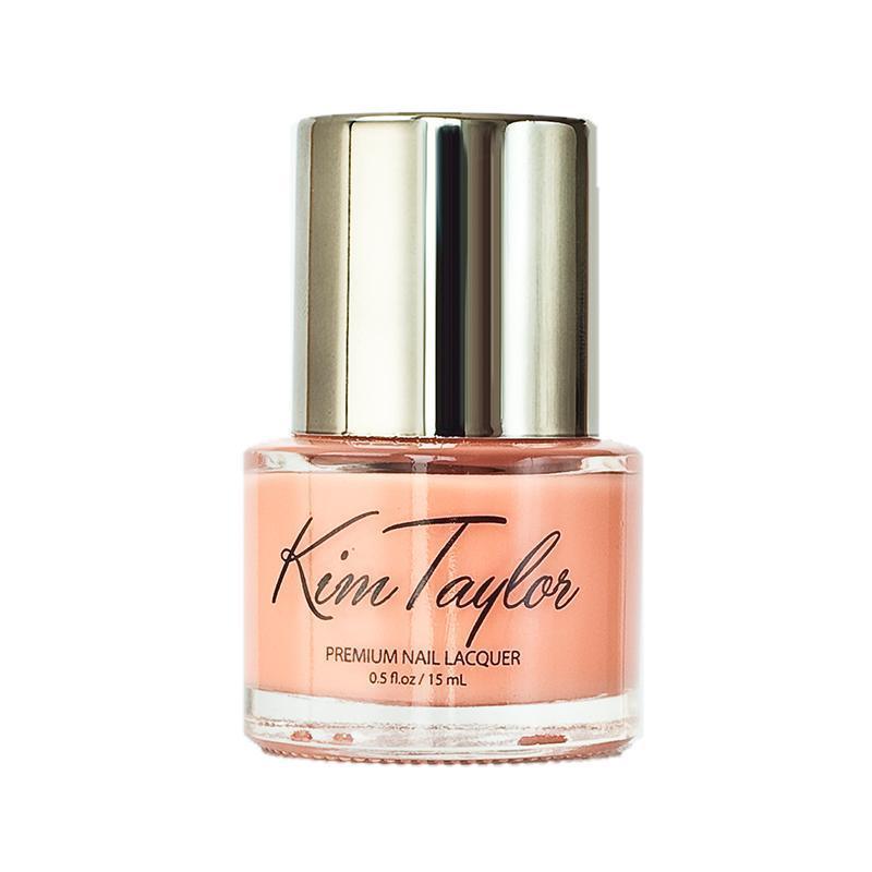 Kim Taylor SALMON SAND Nail Polish - Long Lasting Vegan Nail Enamel with High Gloss Finish for Manicure & Pedicure | Perfect for Daily Wear, Special Occasions, and Salon Quality Nails at Home