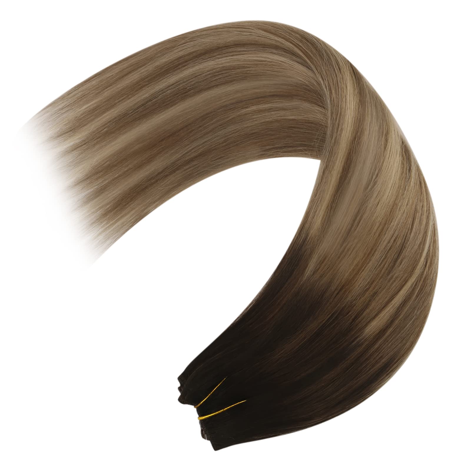 Premium 100% Human Hair Wire Hair Extensions for Women - Clip-In, Heat Resistant, Natural Look for Daily Styling & Special Occasions