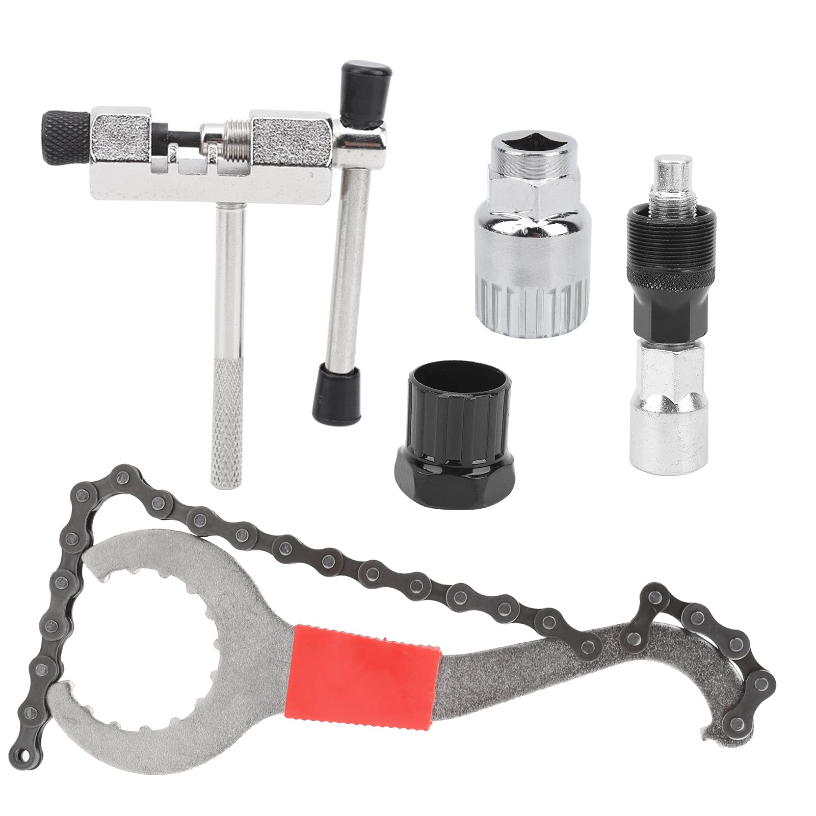 Professional Bike Crank Puller & Bottom Bracket Remover Tool Kit - Heavy Duty Bicycle Chain Cutter Wrench & Flywheel Repair Tool for Mechanics - Perfect for Mountain, Road & BMX Bike Maintenance & DIY Repairs