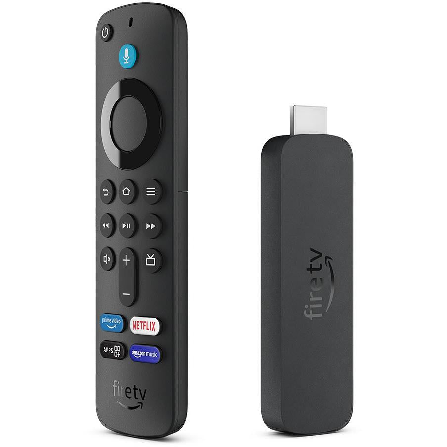 Amazon Fire TV Stick 4K Streaming Device (2024 Latest Model) - Watch Movies, Live TV & Sports in Ultra HD | Works with Alexa Voice Remote