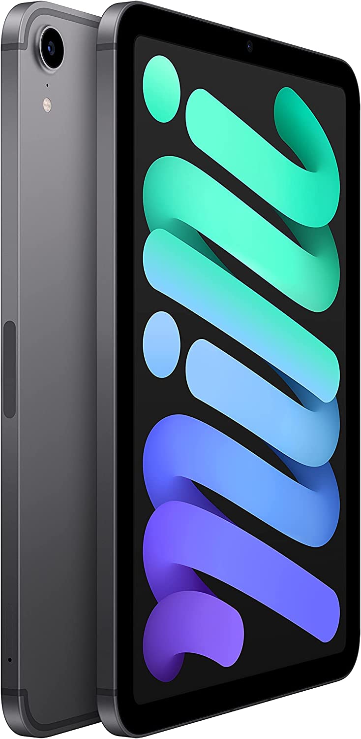 Apple iPad Mini 6th Generation 8.3-inch (Wi-Fi + 5G Cellular, 256GB) - Space Gray (Renewed Premium, Like New Condition) | Portable Tablet for Work, Travel & Entertainment