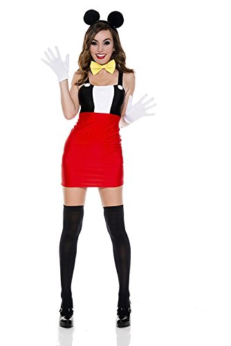 4 Piece Ladies Beloved Mouse Plush Toy Set - Cute Stuffed Animal Gift for Women, Girls, Kids - Perfect for Bedroom Decor, Birthday Presents & Stress Relief