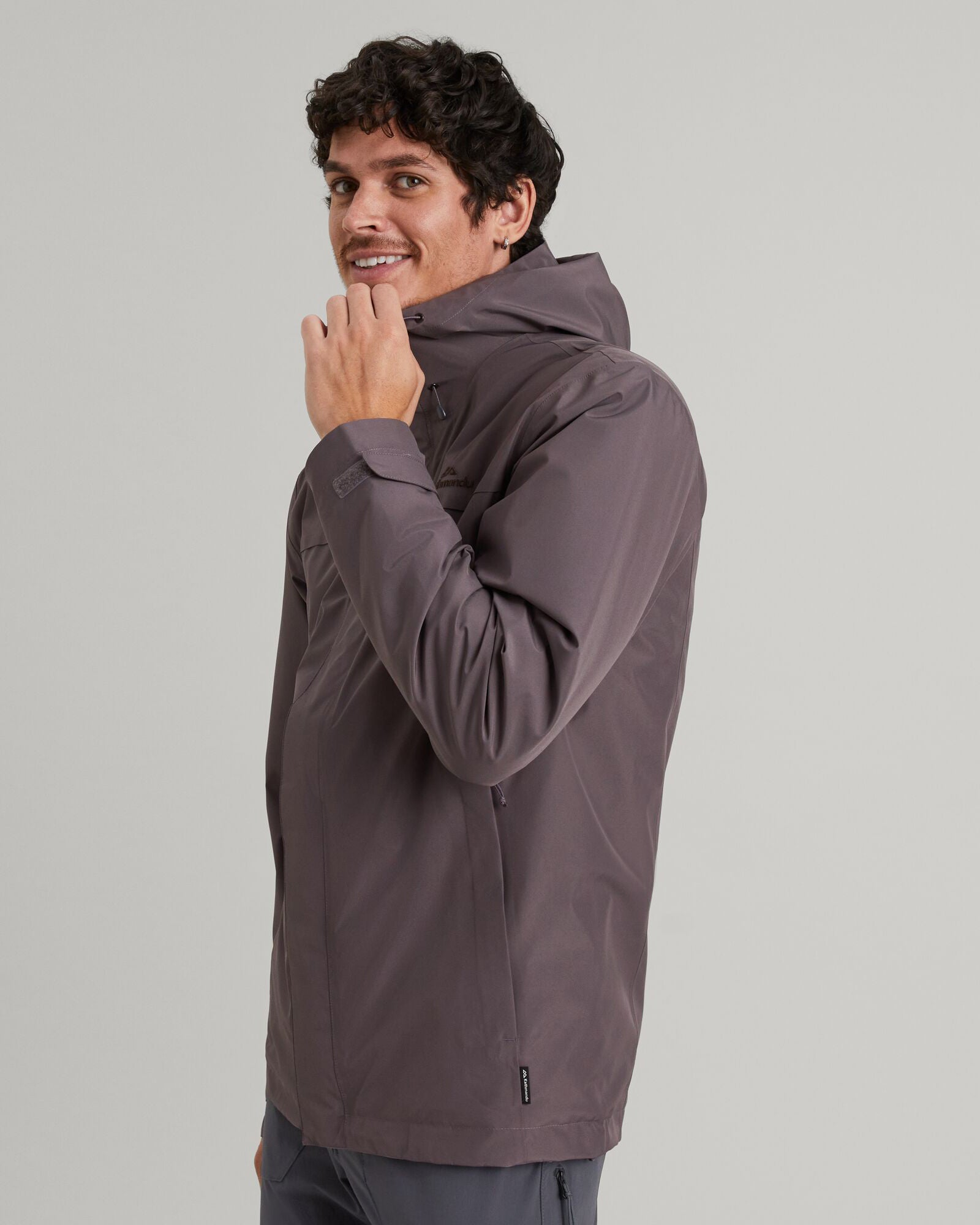 Men's Bealey GORE-TEX® Waterproof Rain Jacket - Light Quartz Color for Hiking, Camping & Outdoor Adventures