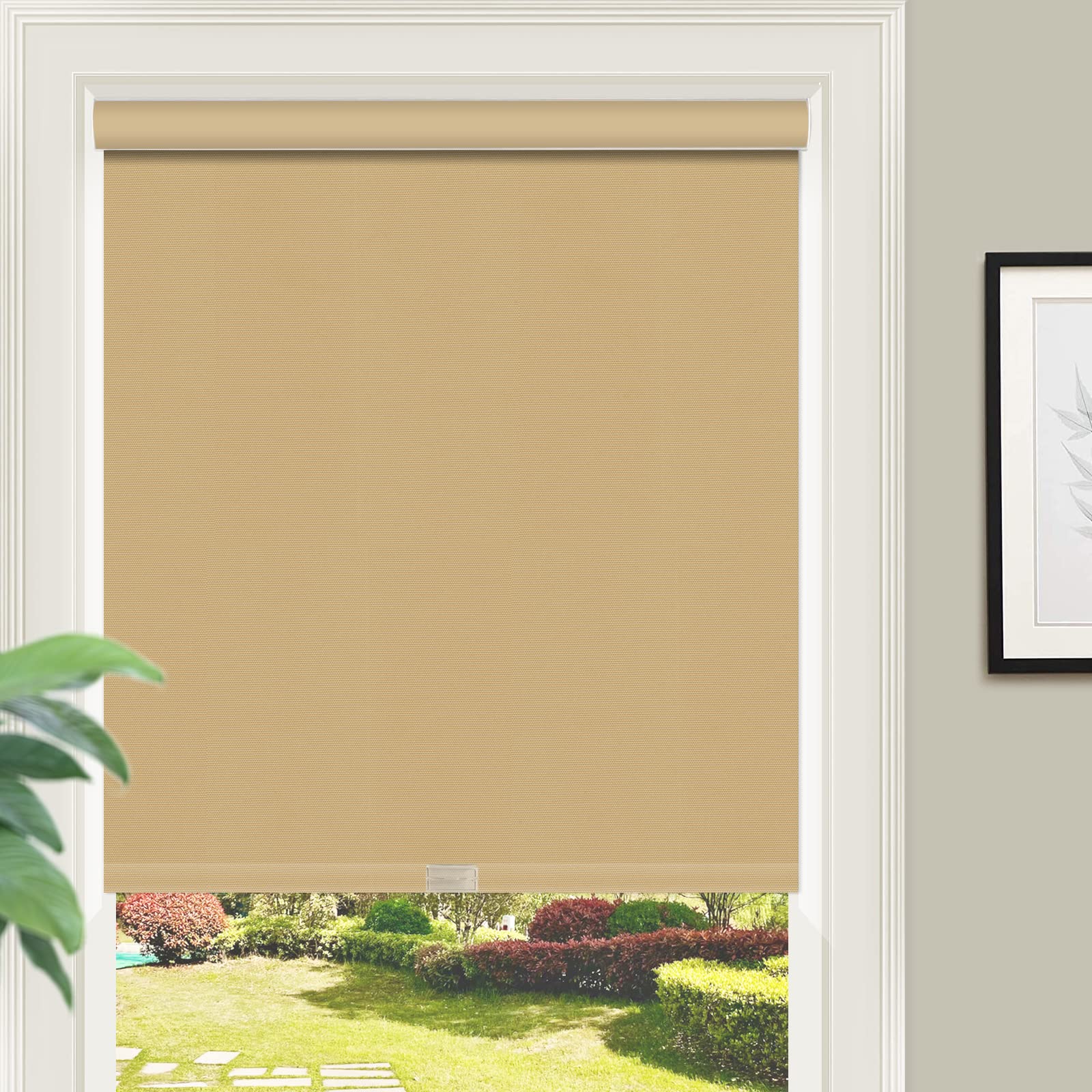 ZY Cordless Blackout Roller Shades - 58