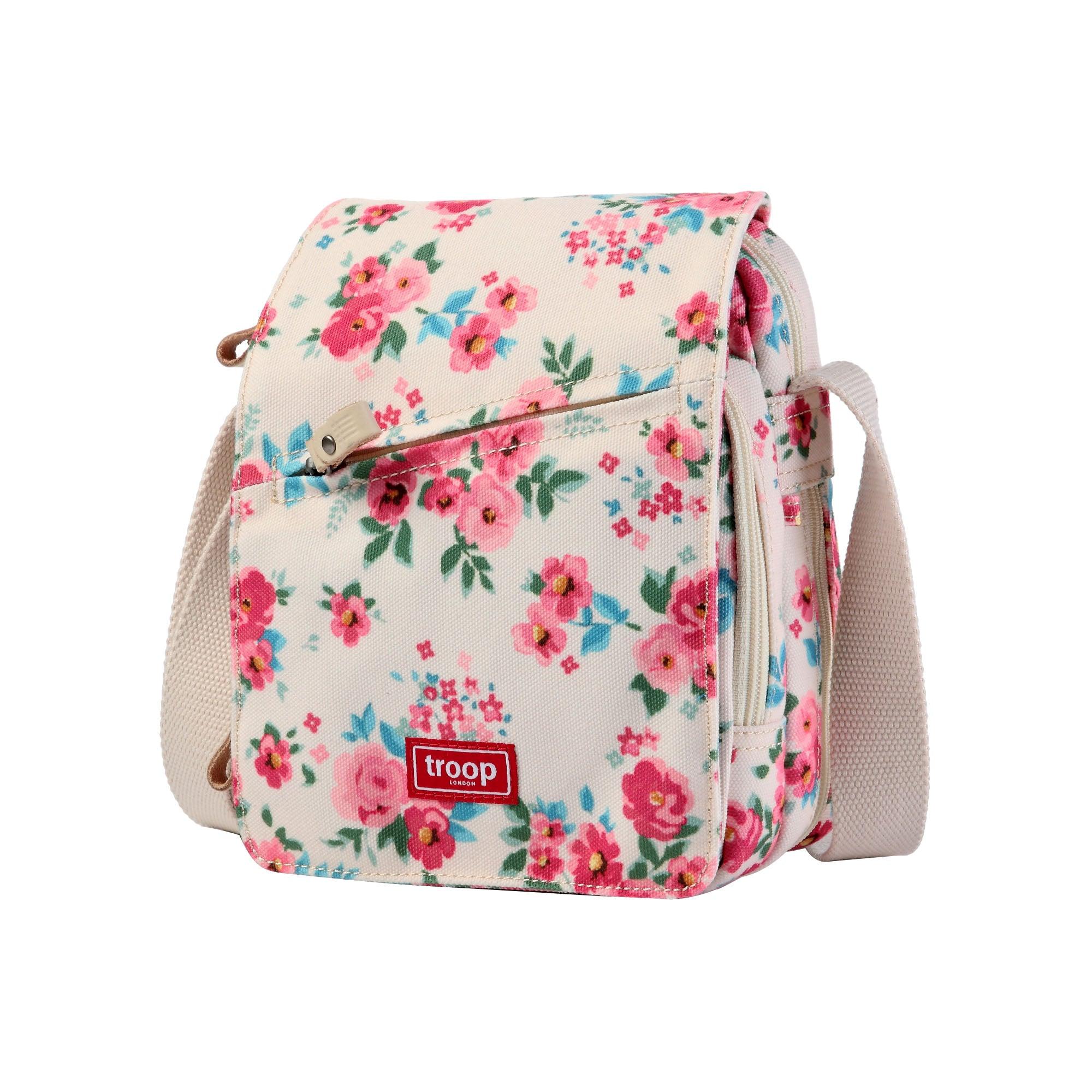 TRP0239 Troop London Classic Canvas Crossbody Bag - Stylish & Durable for Travel, Work & Everyday Use