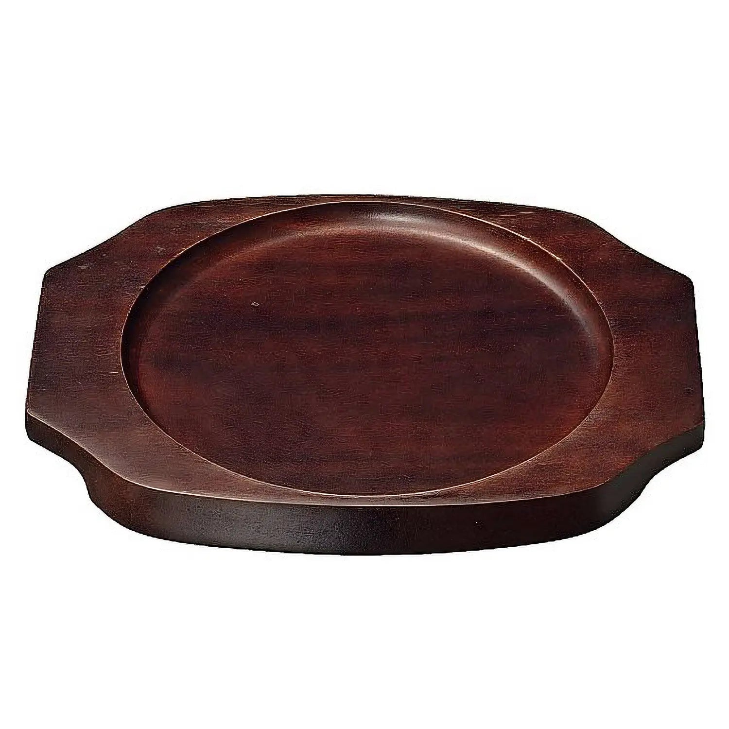 EBM Wooden Base for Round Sizzler Platter - Durable Serving Stand for Hot Dishes, Perfect for Restaurants, Catering & Home Dining