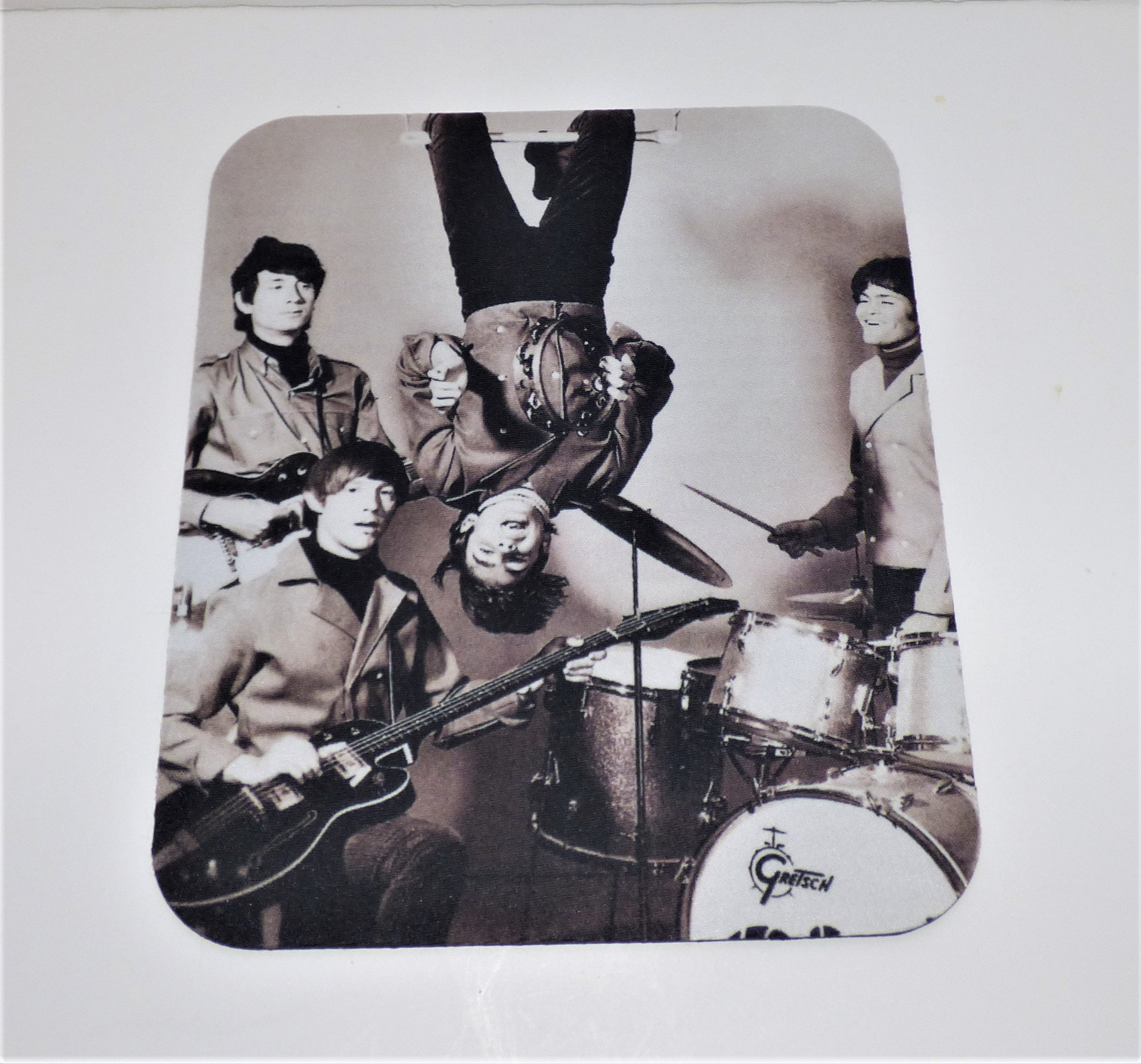 The Monkees Group Photo Mouse Pad - Non-Slip Rubber Base Computer Desk Mat for Office & Gaming - Perfect Gift for Music Fans & Collectors