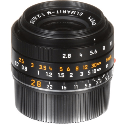Leica Elmarit M 28mm f/2.8 ASPH Lens for Leica M Mount Cameras - High-Performance Wide-Angle Prime Lens for Street Photography & Travel