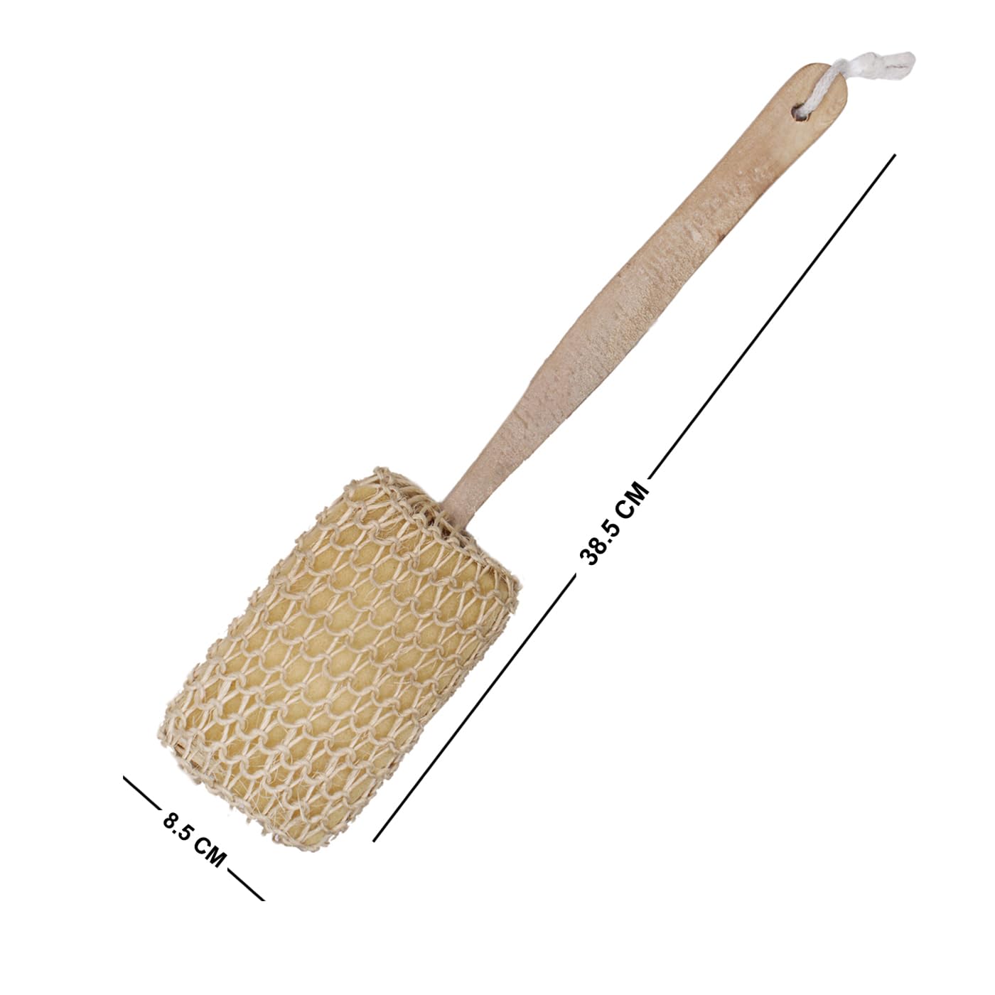 Baal Body Bath Brush - Exfoliating Back Scrubber with Long Handle for Deep Cleaning & Dead Skin Removal - Perfect for Shower, Bath & Spa Use