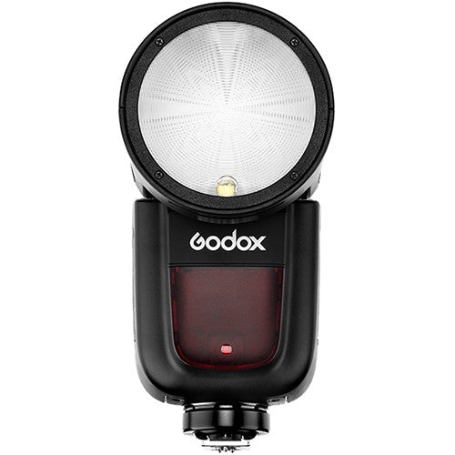 Godox V1 Round Head Flash Speedlight for Canon Nikon Sony DSLR Cameras - Perfect for Portrait, Wedding, and Studio Photography