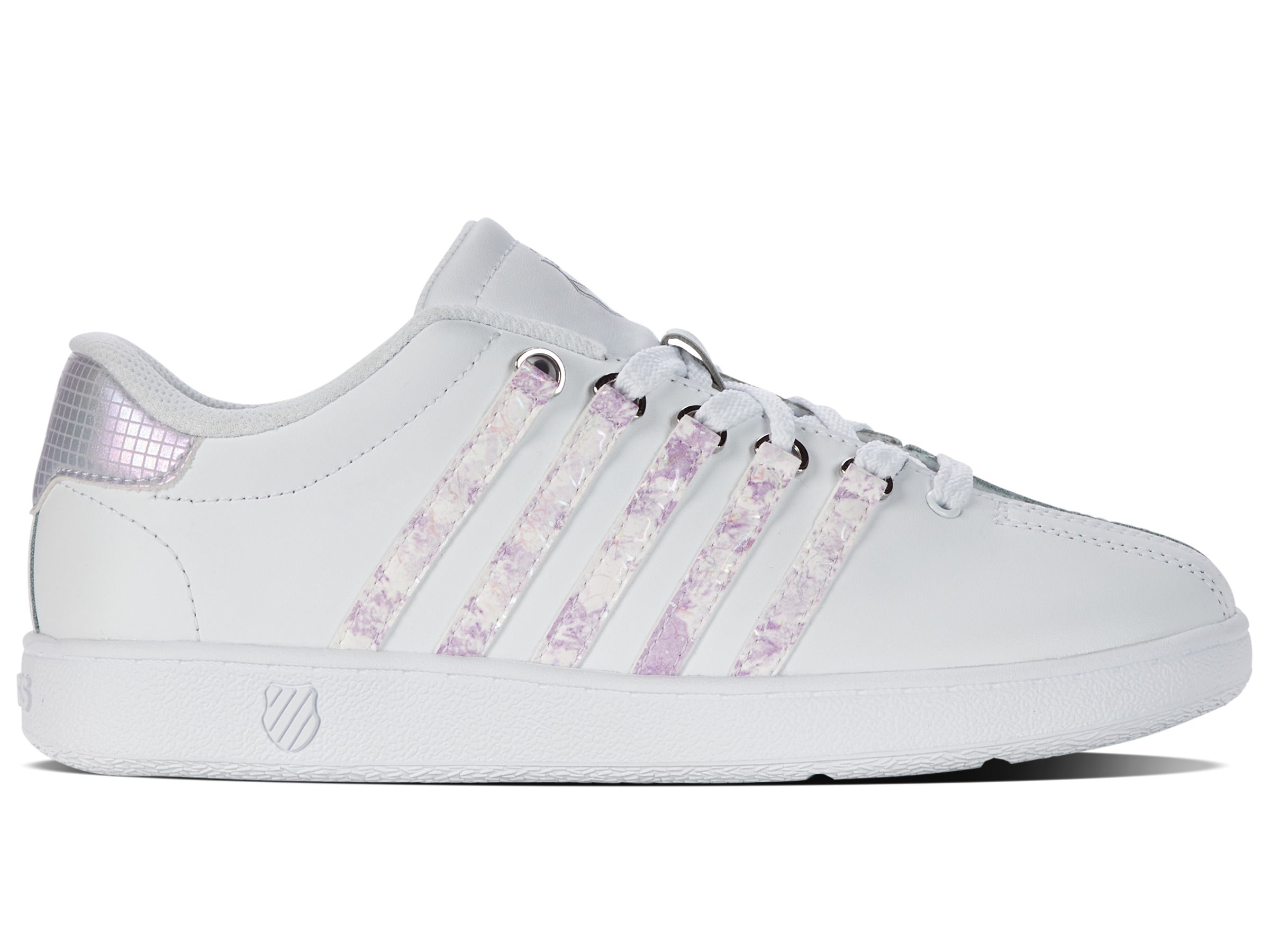 Classic VN Sneakers for Women - White/Lilac Snow Color - Comfortable Casual Shoes for Walking, Running & Everyday Wear