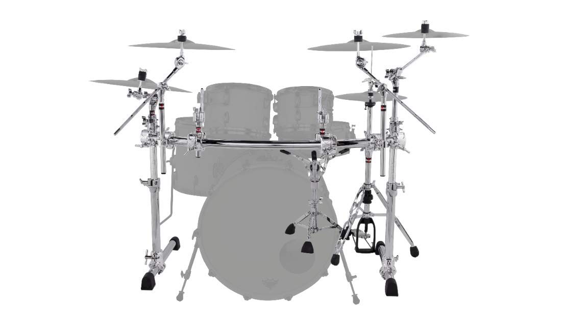 Gibraltar GCS500H Drum Set Rack - Heavy Duty Adjustable Drum Stand for Professional Drummers | Perfect for Live Performances, Studio Recording & Drum Practice