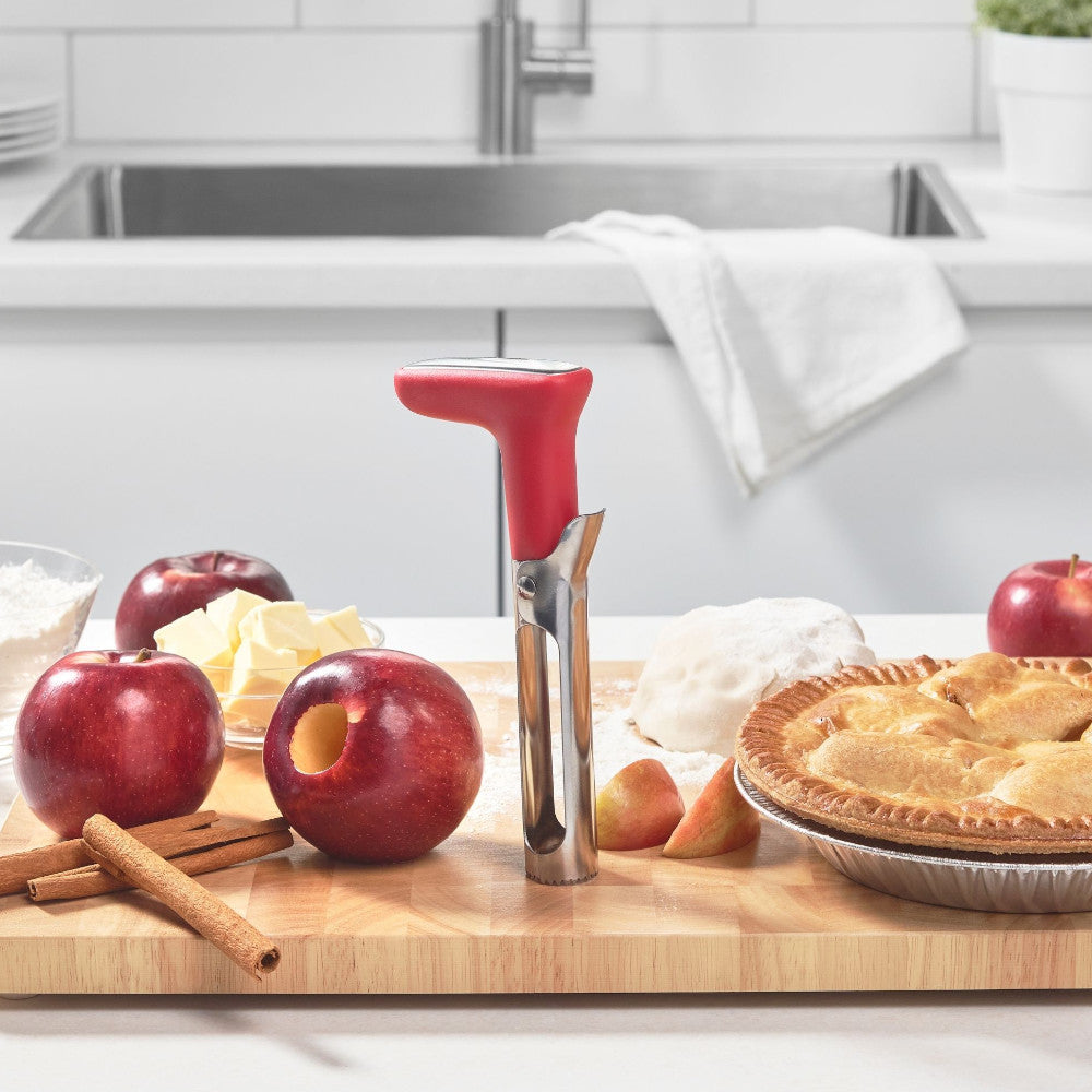 STARFRIT 092705 Apple Corer with Easy Release - Stainless Steel Fruit Corer for Apples, Pears - Perfect for Baking, Cooking & Healthy Snacks