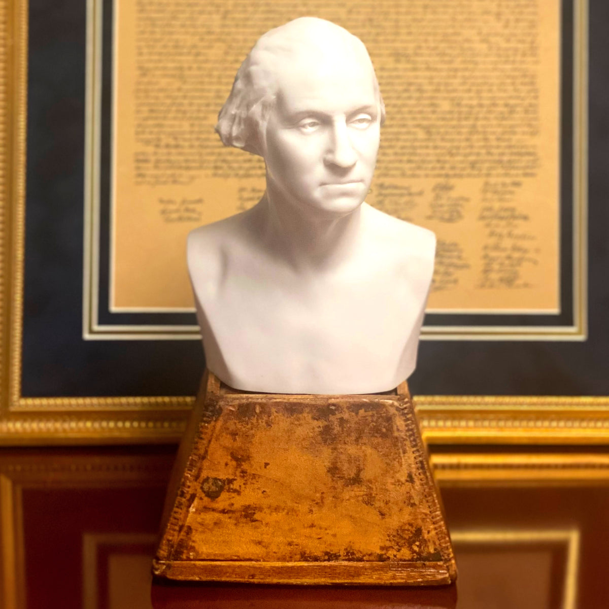 George Washington 10-Inch Collectible Bust - Premium American History Decoration for Home, Office & Classroom Display
