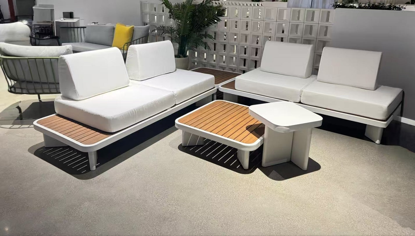Premium Alfresco Manto Outdoor Sofa Set - Waterproof & UV Resistant Patio Furniture for Garden, Poolside, and Backyard Relaxation