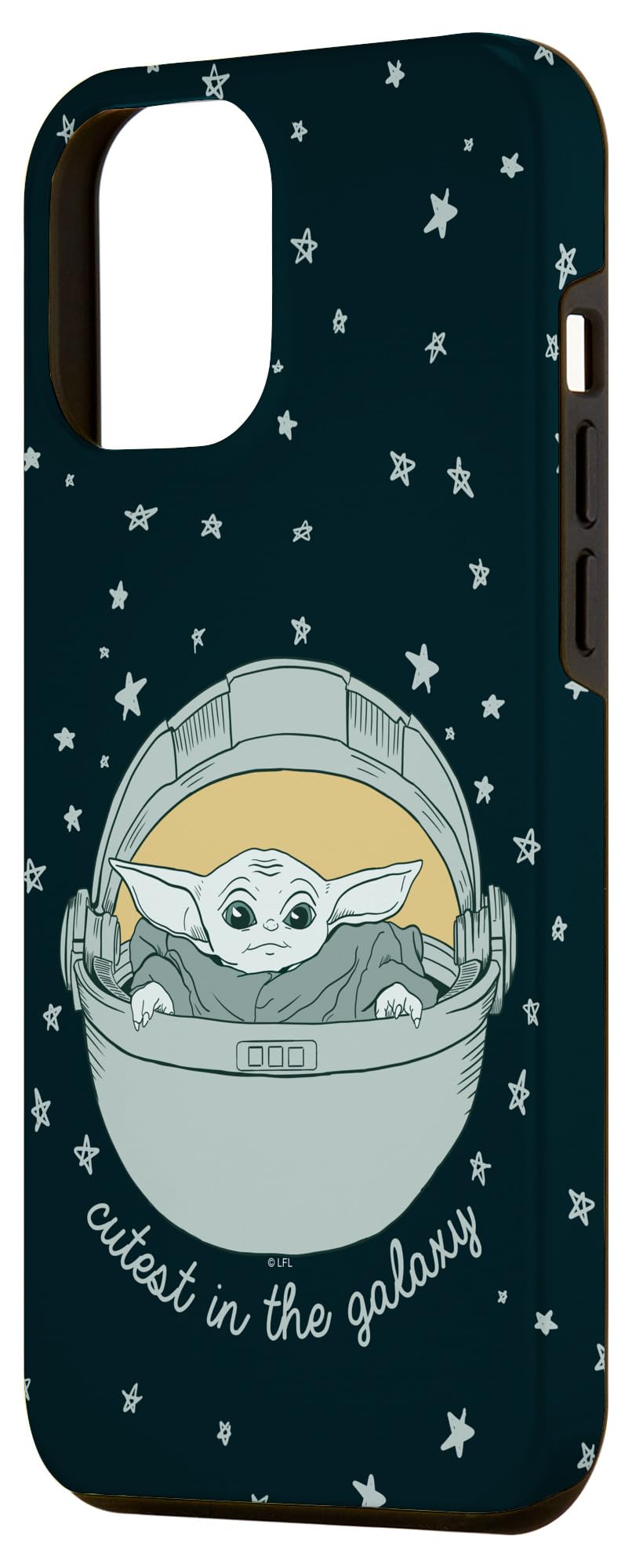 iPhone 12 Pro Max Case - Star Wars The Mandalorian The Child Design - Cute Galaxy-Themed Protective Cover for Apple iPhone 12 Pro Max - Perfect for Fans, Daily Use & Gift Giving