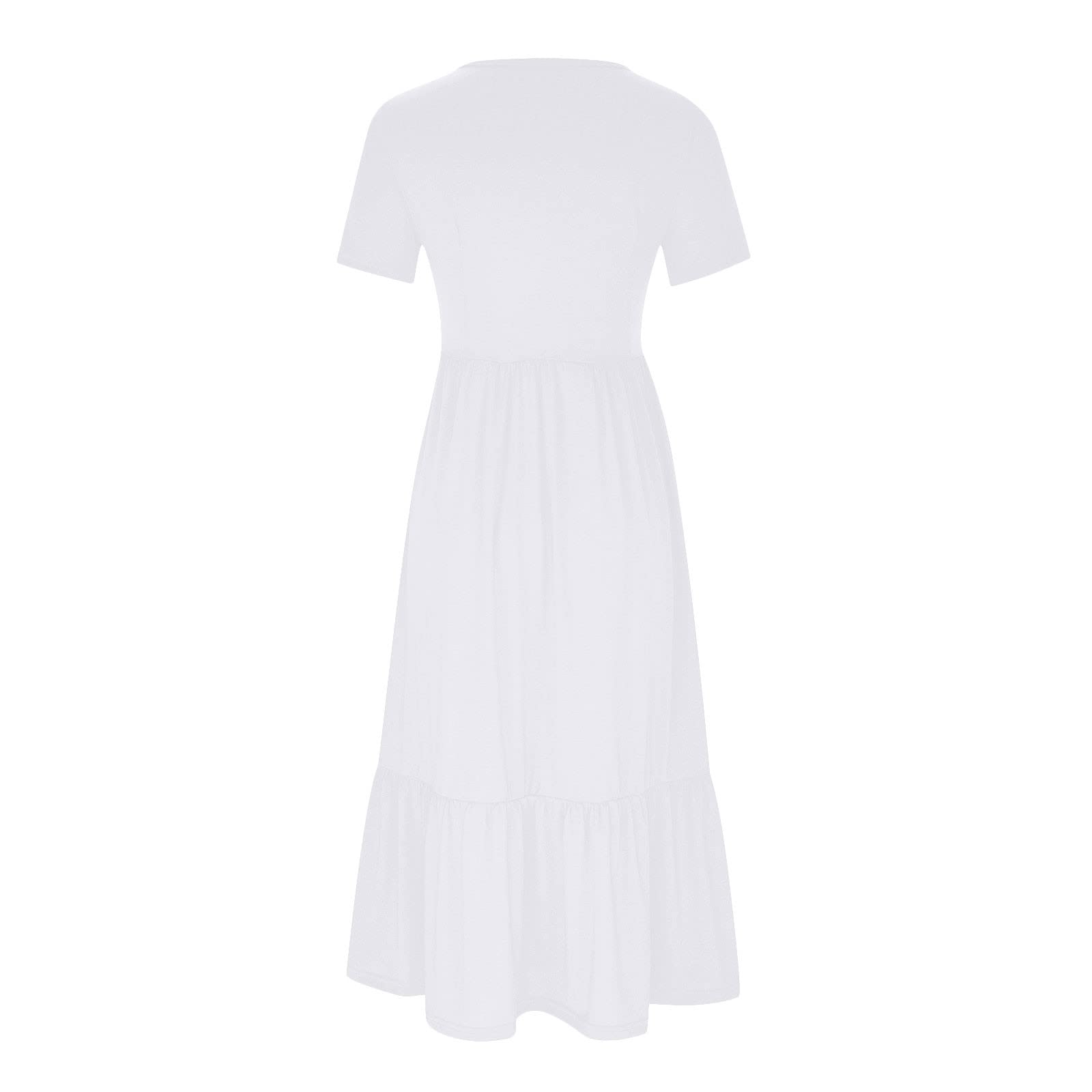 Best Women's Midi & Maxi Dresses 2024 - Sleeved Tiered Summer & Vacation Long Dresses | Prime Day Deals & Clearance | Perfect for Beach, Travel & Casual Outings