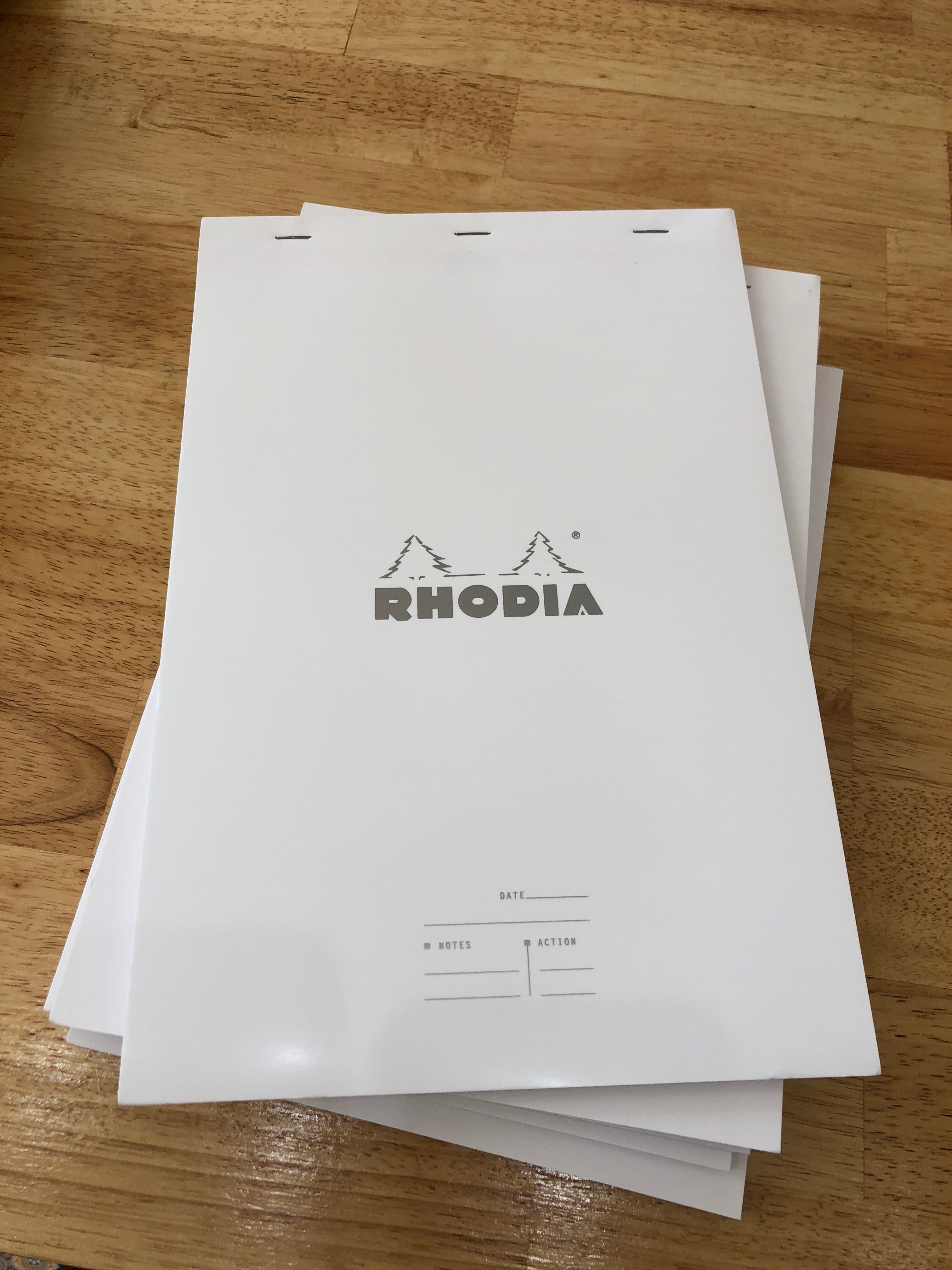 Rhodia Meeting Pad No. 19 (19401) - Premium Notepad for Office Meetings, Note Taking & Planning - Perfect for Professionals, Students & Creative Work