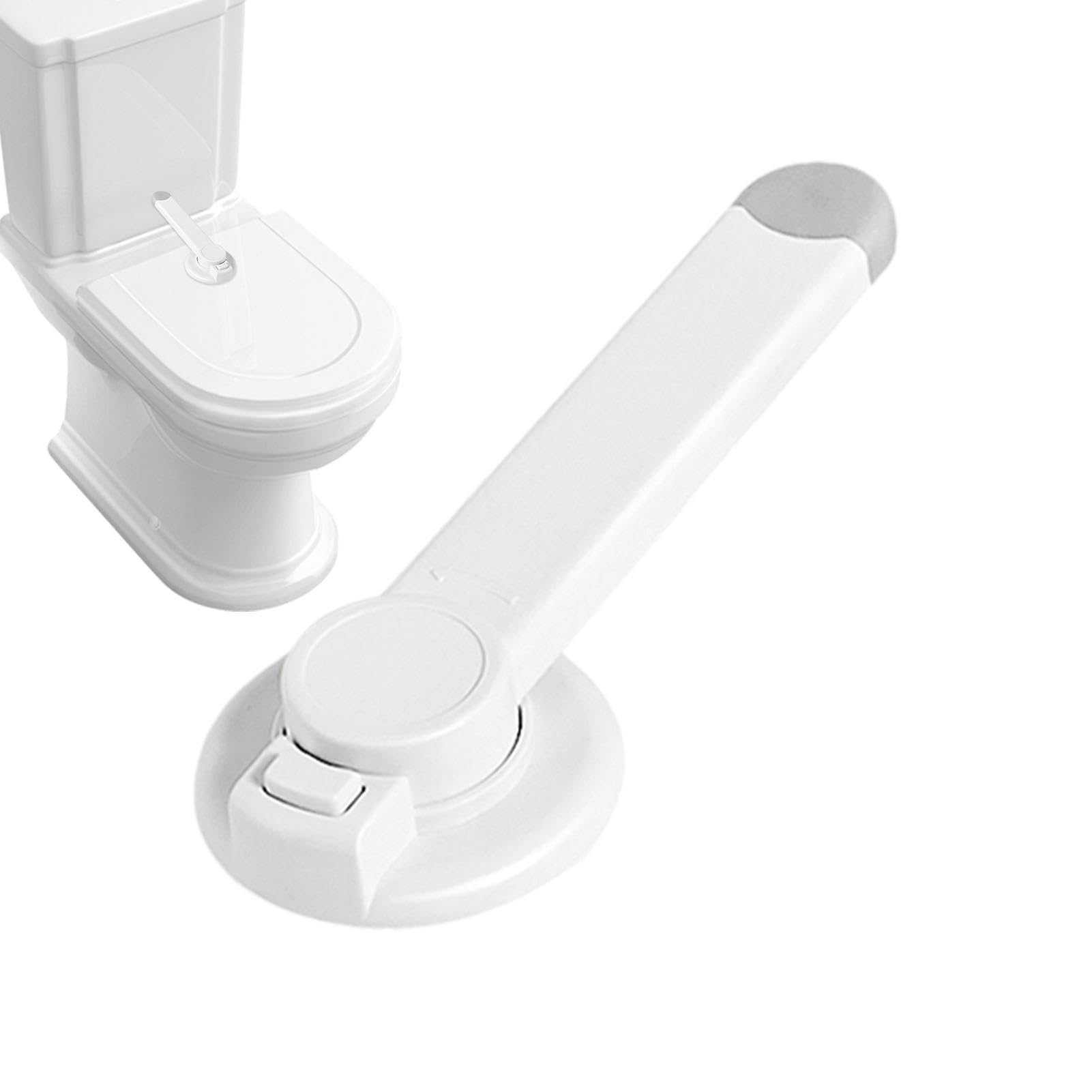 Toddler Toilet Seat Lock - Waterproof Baby Safety Toilet Lock for Childproofing | Home Bathroom Safety Device for Kids | Prevent Accidents & Secure Toilet Seat
