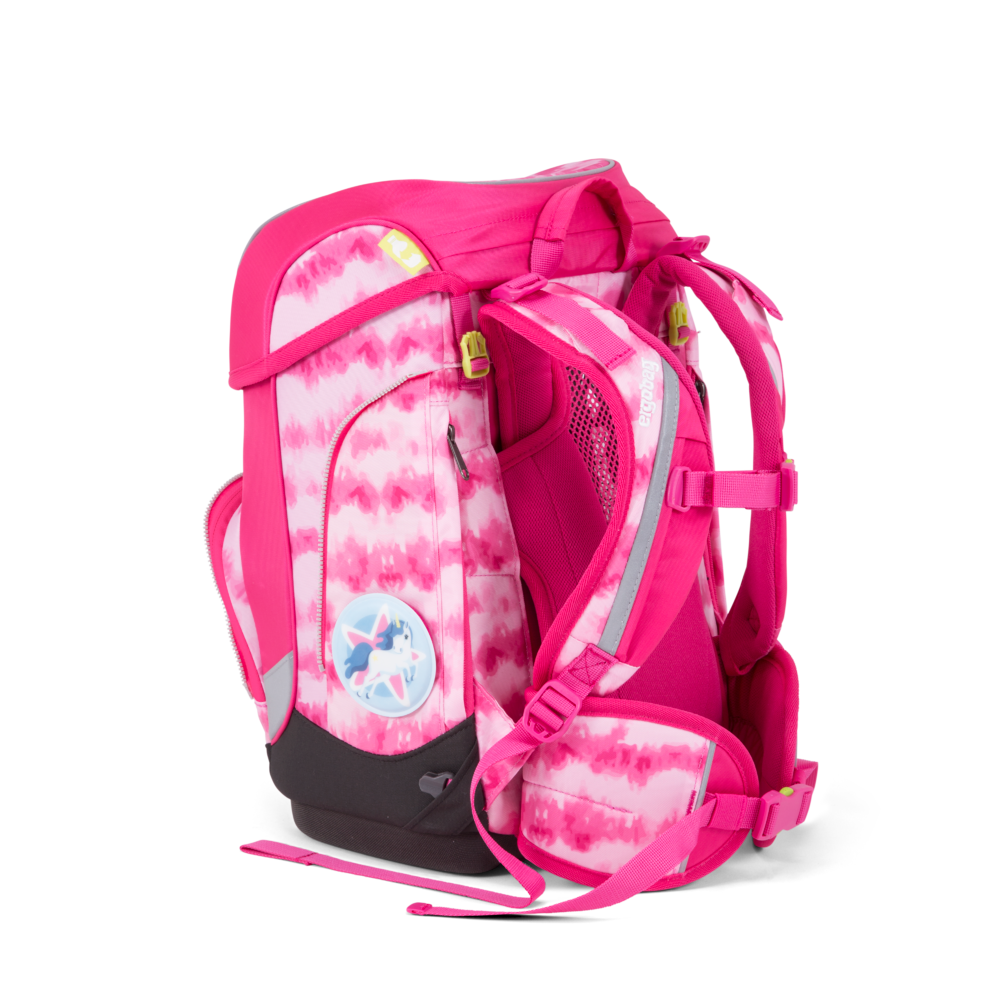 ergobag Cubo SINGLE School Backpack for Kids - Lightweight, Durable & Ergonomic Design - Unicorn & Beary Dreams Print - Perfect for School, Travel & Daily Use