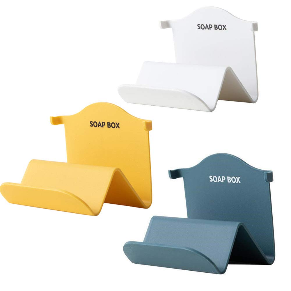 3-Pack Travel Soap Case Box - Leak-Proof Plastic Soap Dish Holder Container for Bathroom, Gym, Hiking & Camping - Portable Soap Storage Solution for Home, Travel & Outdoor Adventures