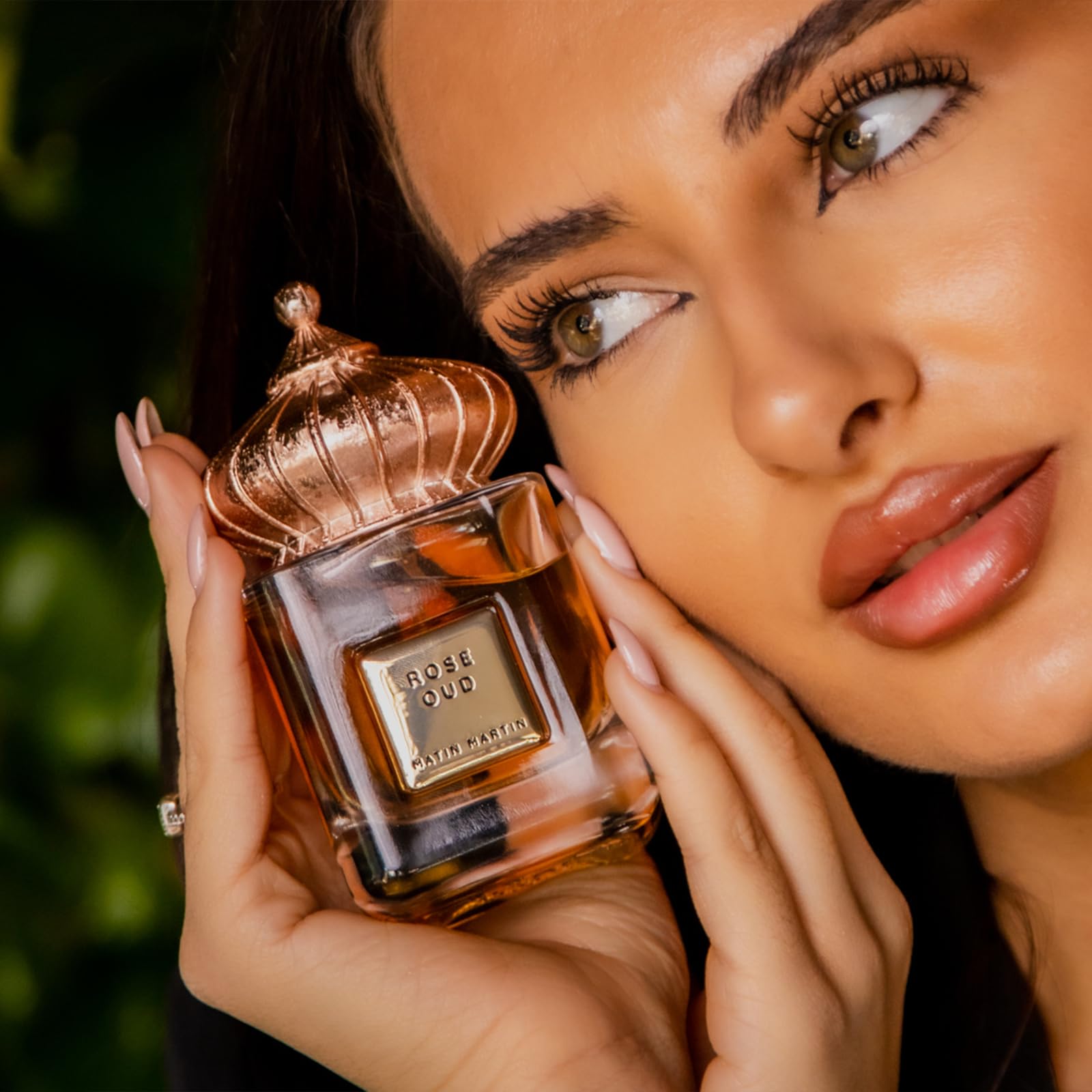 Rose Oud Perfume for Men & Women - Long-Lasting Unisex Fragrance with Oriental Floral Notes - 3.4 oz Travel Size - Perfect for Date Nights, Office Wear & Special Occasions