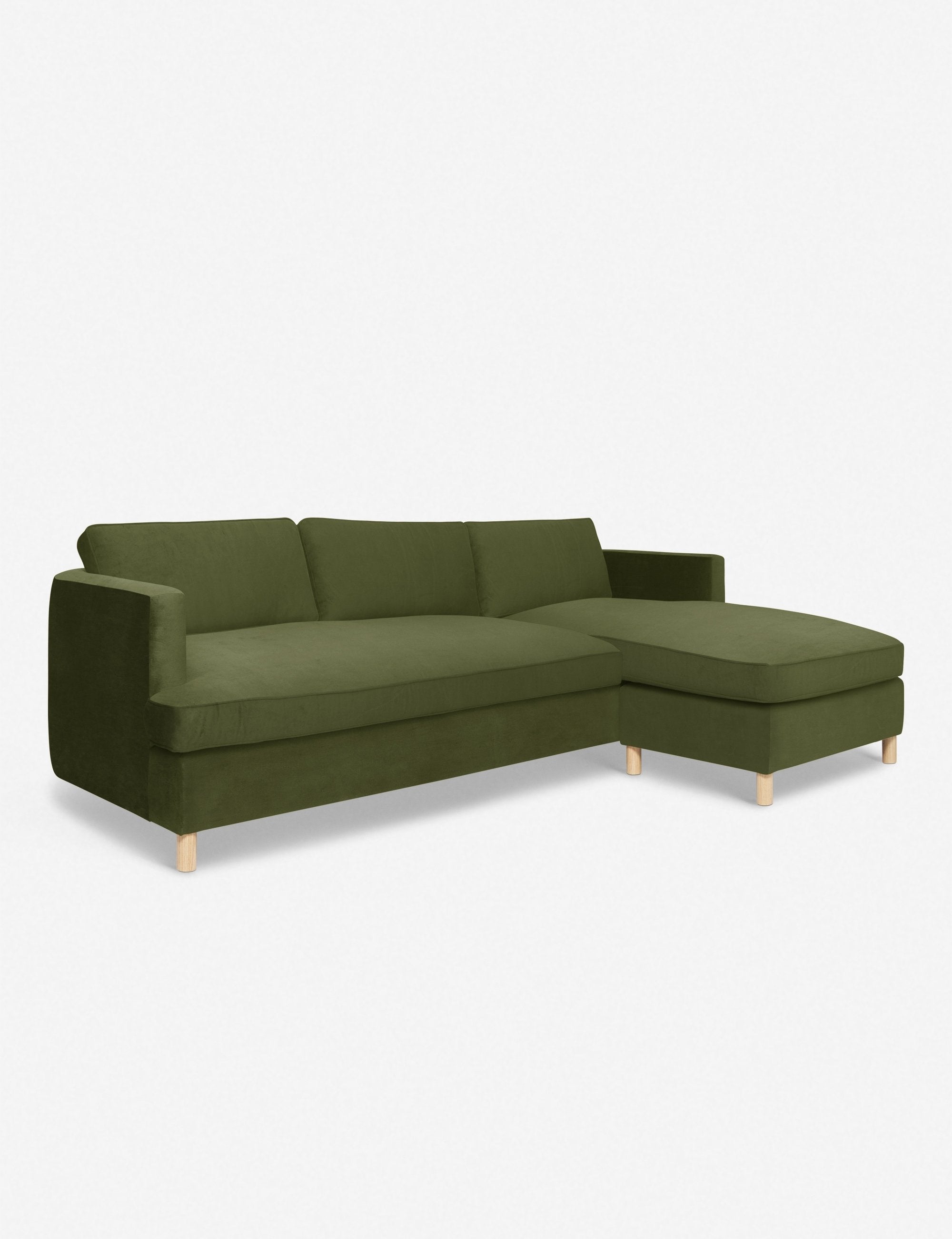 Belton Sectional Sofa by Ginny Macdonald - Modern L-Shaped Couch for Living Room, Family Room & Lounge | Comfortable Fabric Upholstery