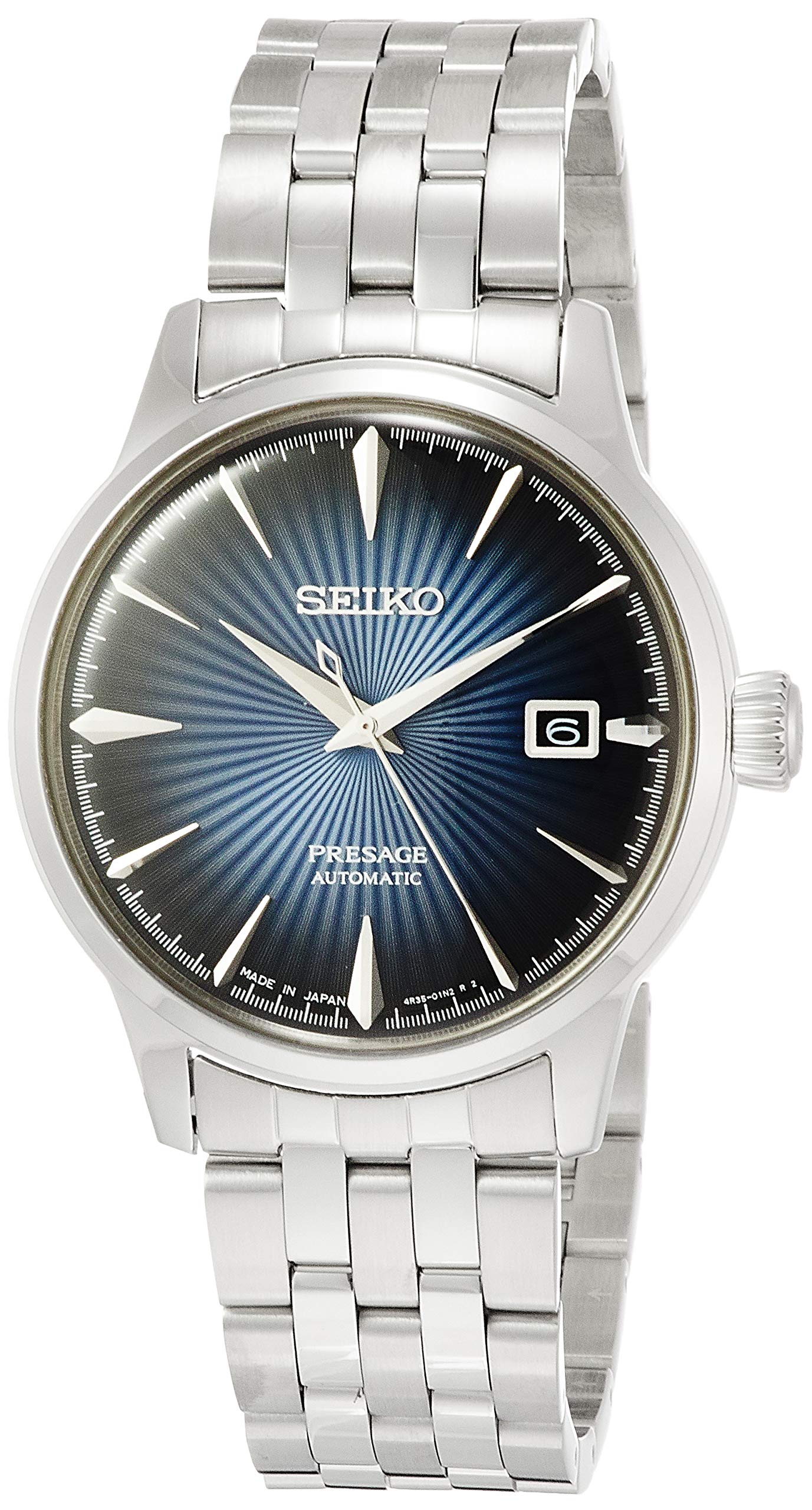 Seiko Presage SARY123 Automatic Men's Watch - Japanese Made Mechanical Timepiece with Date Display | Perfect for Business, Formal Events & Luxury Gift Giving