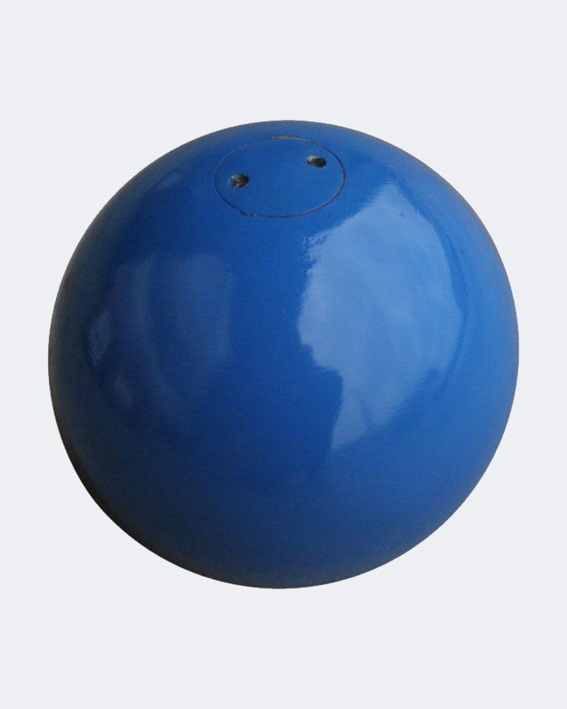 6kg/13.22lb Competition Shot Put - Professional Cast Iron Shot Put Ball with Durable Polyurethane Coating for Track & Field Training, High School & College Athletics - Blue