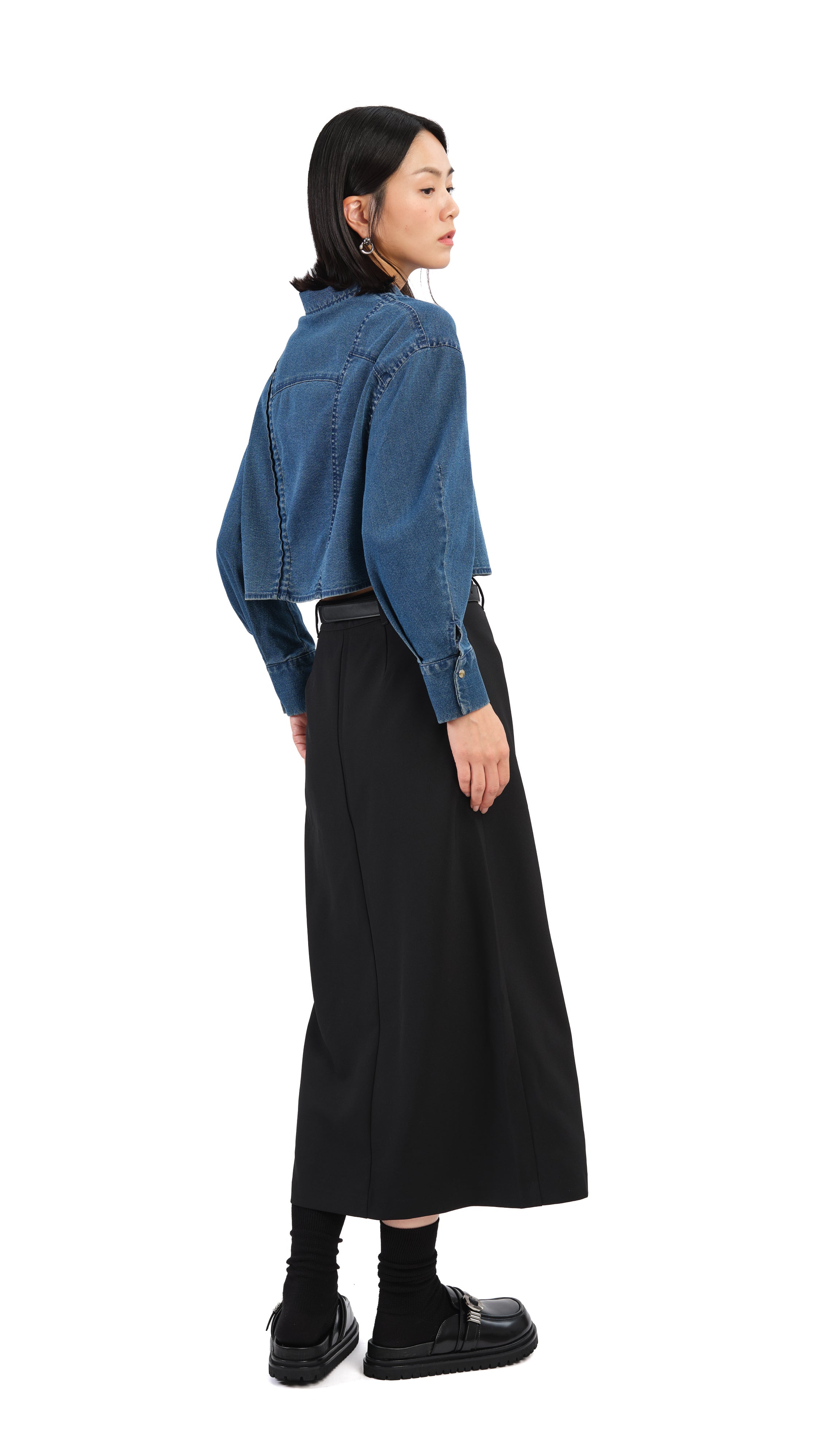 Elegant High Waist Pencil Skirt with Side Slit - Women's Office & Party Bodycon Dress for Work, Cocktail & Formal Events