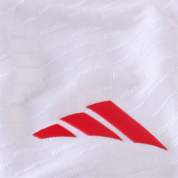 Adidas Bayern Munich 23/24 Authentic Home Jersey - White/Red with Champions League Patches | Official Soccer Jersey for Men | Perfect for Match Days & Fan Events