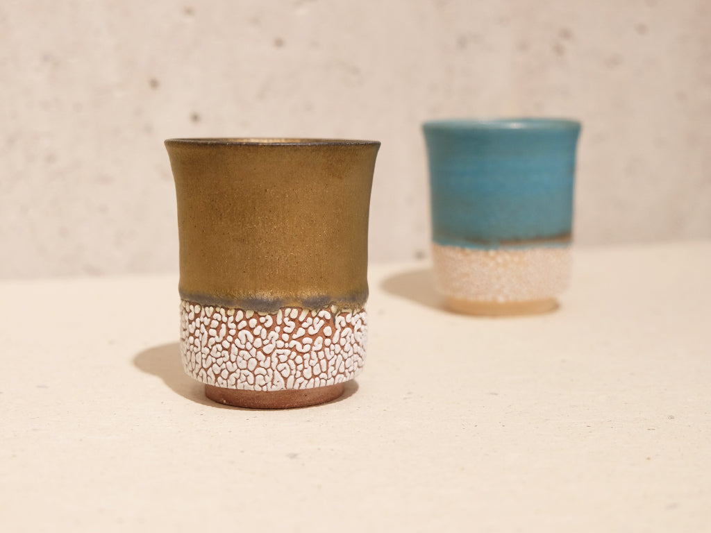 Handcrafted Turquoise Blue Yunomi Tea Cup by Masafumi Kawamatsu - Authentic Japanese Ceramic Cup for Matcha, Green Tea & Daily Use - Perfect Gift for Tea Lovers & Zen Home Decor