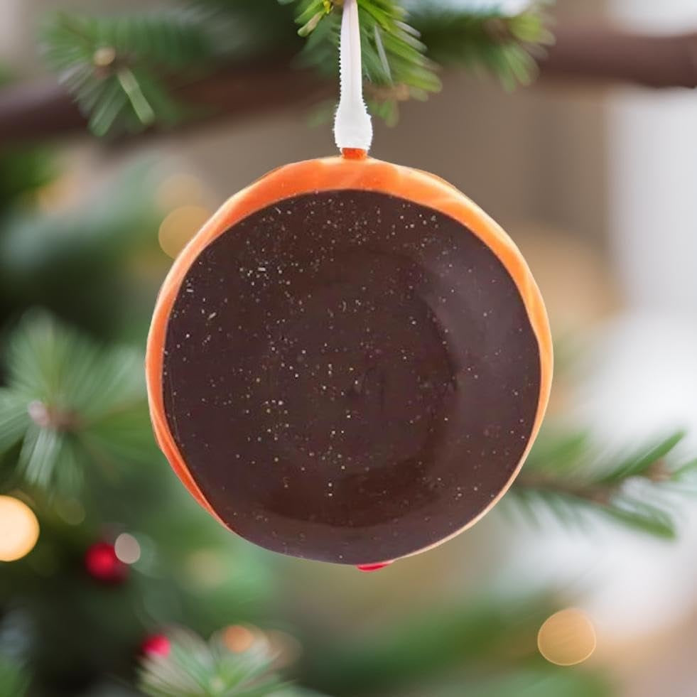3.5 Inch Foam Donut Ornament - Cute DIY Craft Decor for Christmas Tree, Party, Home & Office Decoration