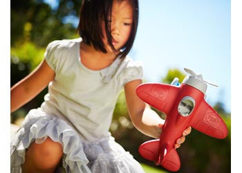 Eco-Friendly Green Toys Airplane for Kids - Safe, Durable & Fun Airplane Toy - Perfect for Indoor & Outdoor Playtime