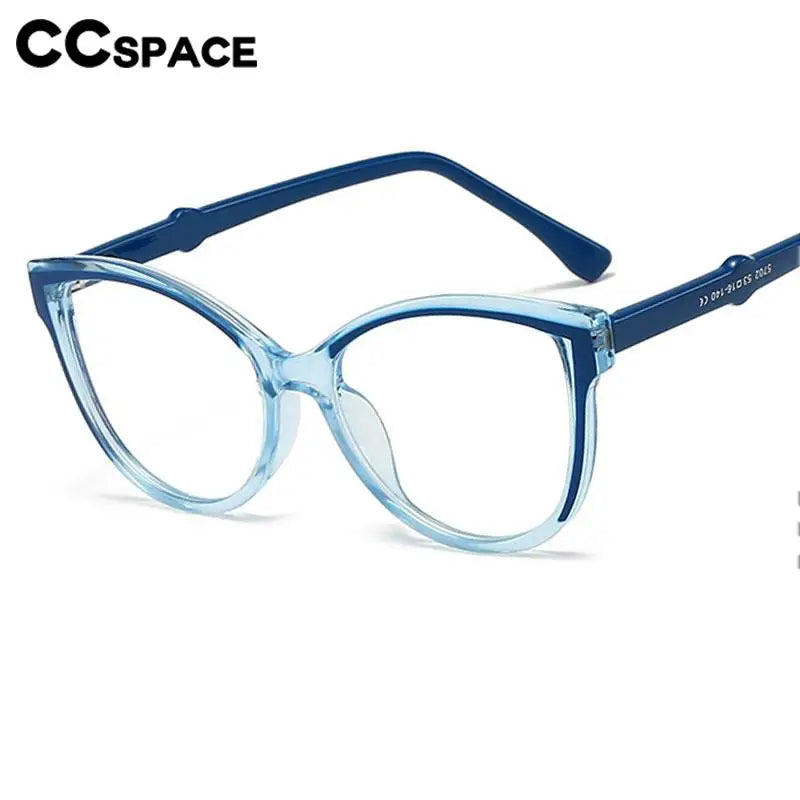 CCspace Women's Full Rim Oval Polycarbonate Reading Glasses R57605 - Lightweight & Stylish for Reading, Computer Work & Daily Use