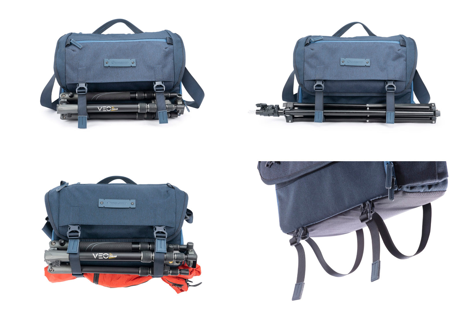 VEO RANGE 38 NV Messenger Camera Bag - Waterproof DSLR Shoulder Bag for Photographers, Navy Blue - Perfect for Travel, Hiking & Outdoor Photography