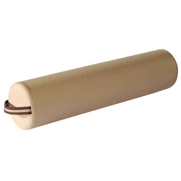 Master Massage 6x26 Inch Full Round Massage Bolster Pillow - Cream Color for Yoga, Physical Therapy & Relaxation at Home or Spa