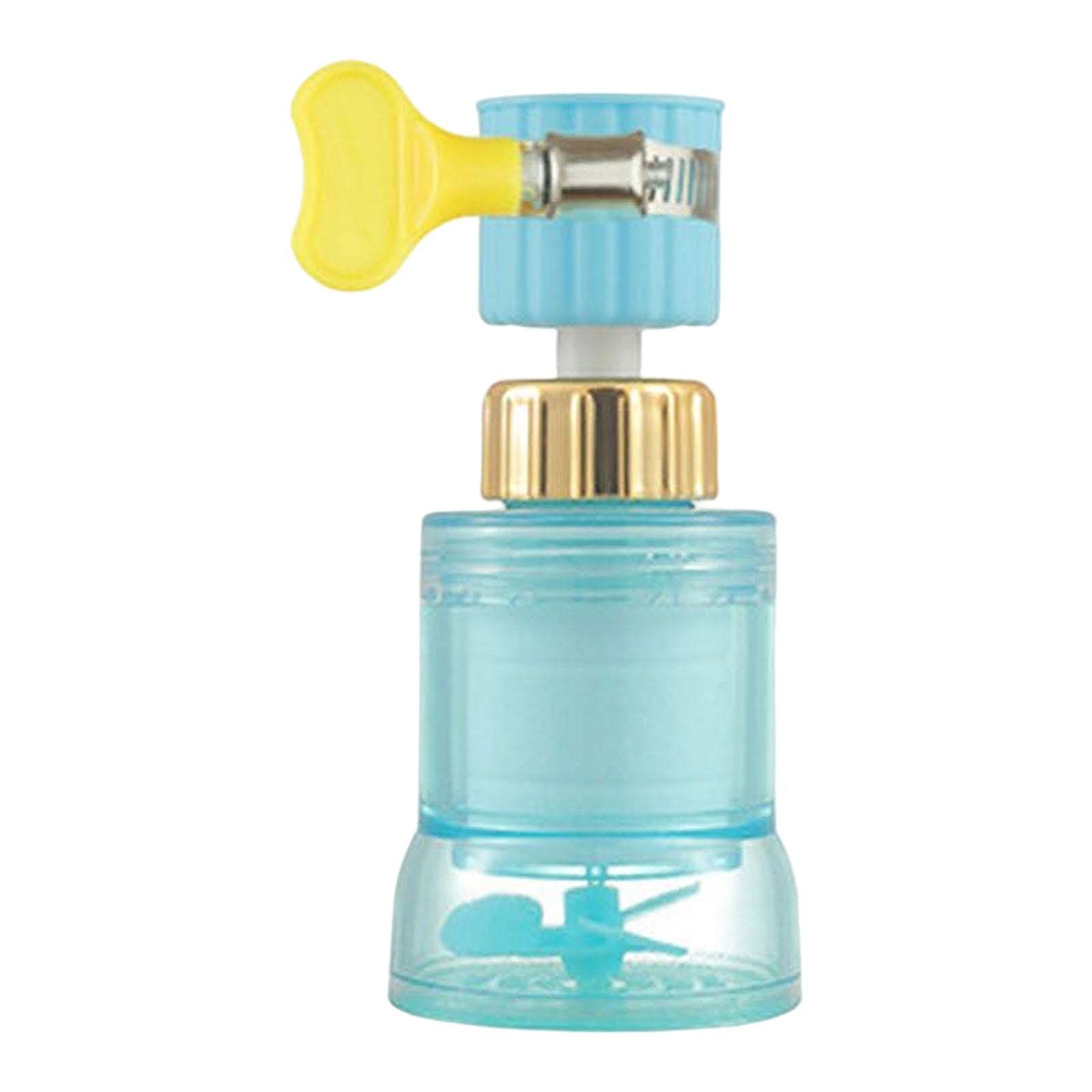 360 Degree Rotating Tap Nozzle Filter - Universal Flexible Water Purifier Attachment for Kitchen Sink, Household Faucet, Yard & Lawn (Blue) | Perfect for Washing Dishes, Watering Plants & Outdoor Cleaning