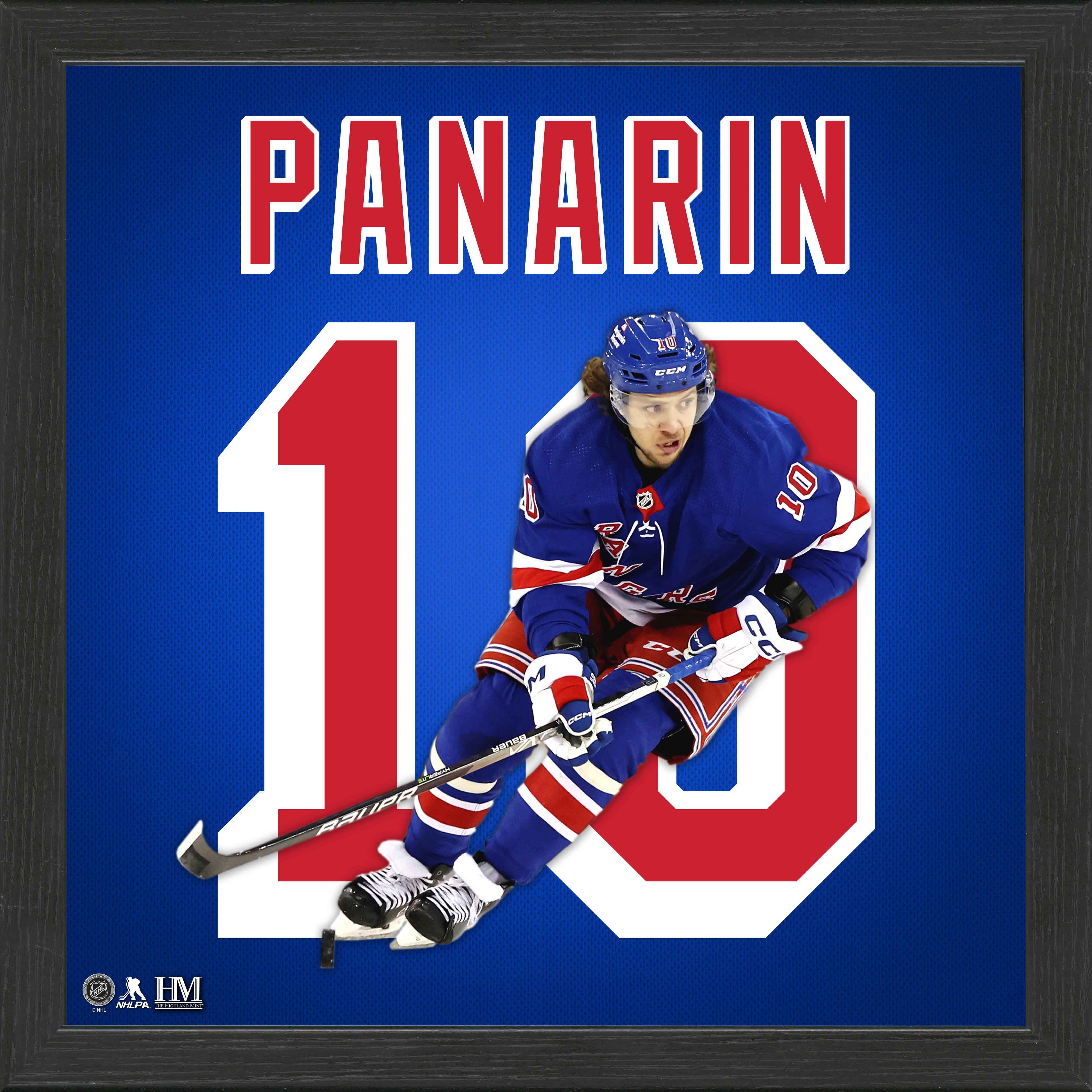 Artemi Panarin New York Rangers Authentic NHL Jersey Frame - Display Case for Sports Memorabilia & Fan Cave Decor
