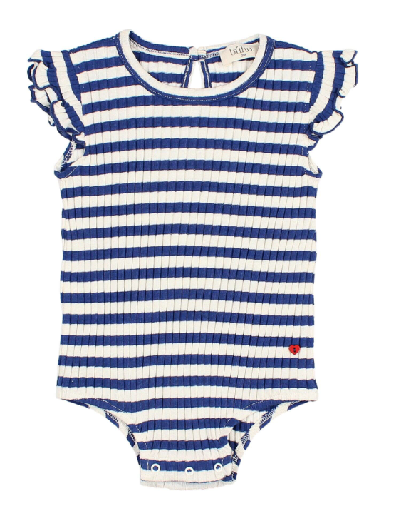 BUHO BB Fancy Rib Bodysuit for Babies 6-24 Months - Soft Cotton Onesie for Comfortable Everyday Wear, Playtime & Photo Shoots