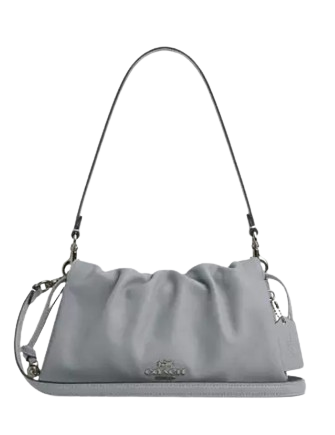 Coach Faye Shoulder Bag with Ruching - Stylish Leather Crossbody Purse for Women | Perfect for Work, Travel & Everyday Use