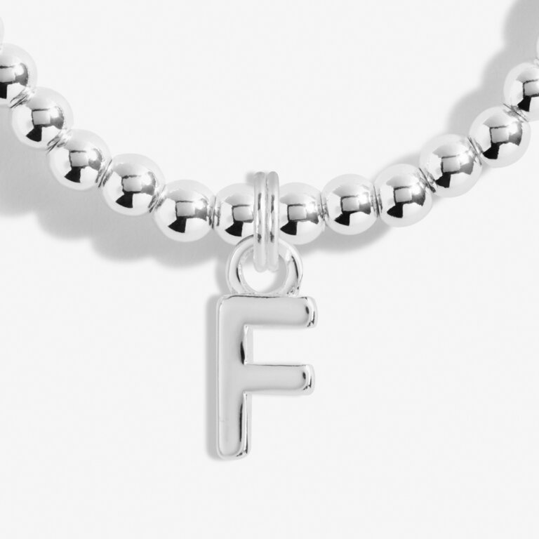 Joma Jewellery Alphabet 'F' Bracelet - Elegant Letter Charm Bracelet for Women | Perfect Gift for Birthdays, Anniversaries & Special Occasions