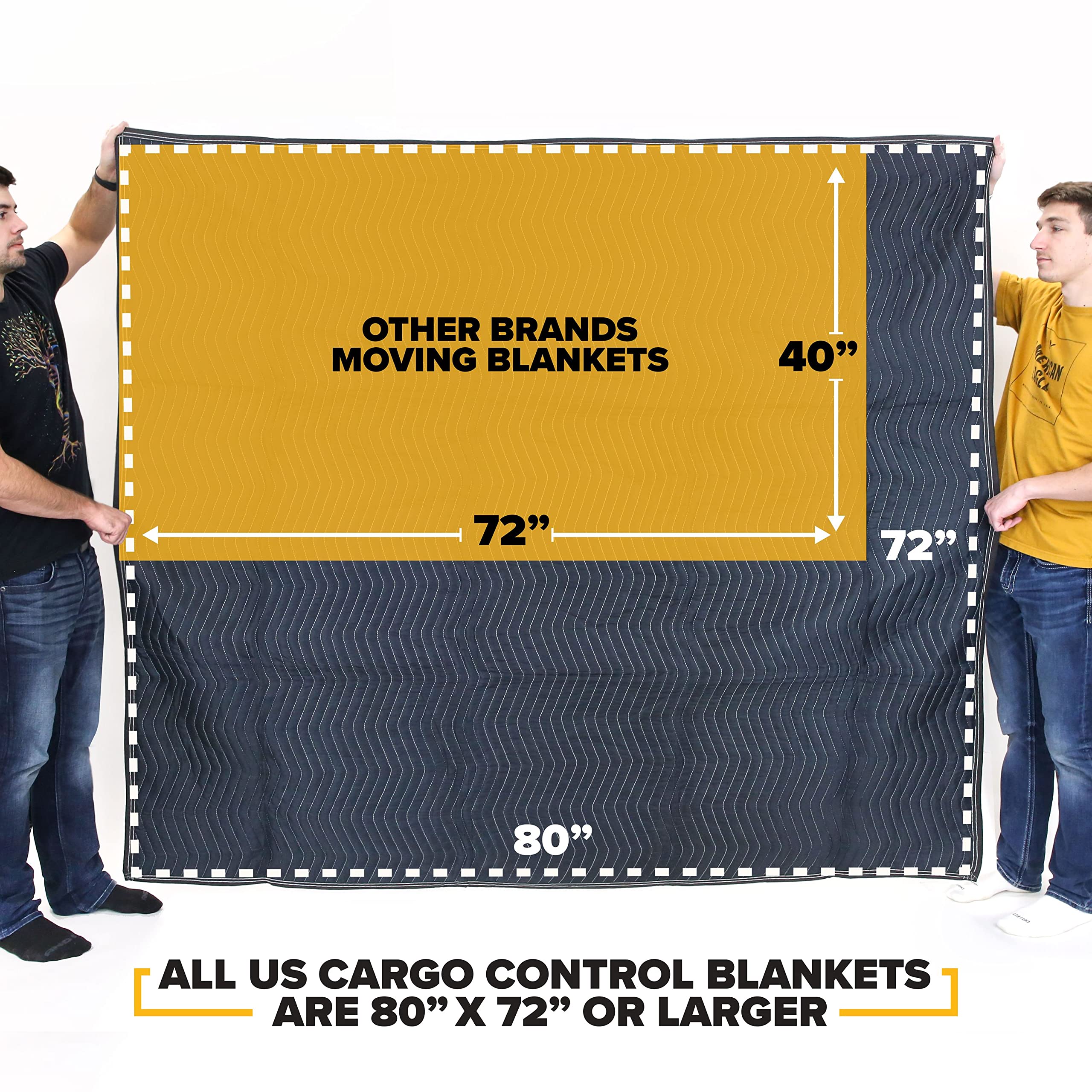 Professional Quilted Moving Blankets 80