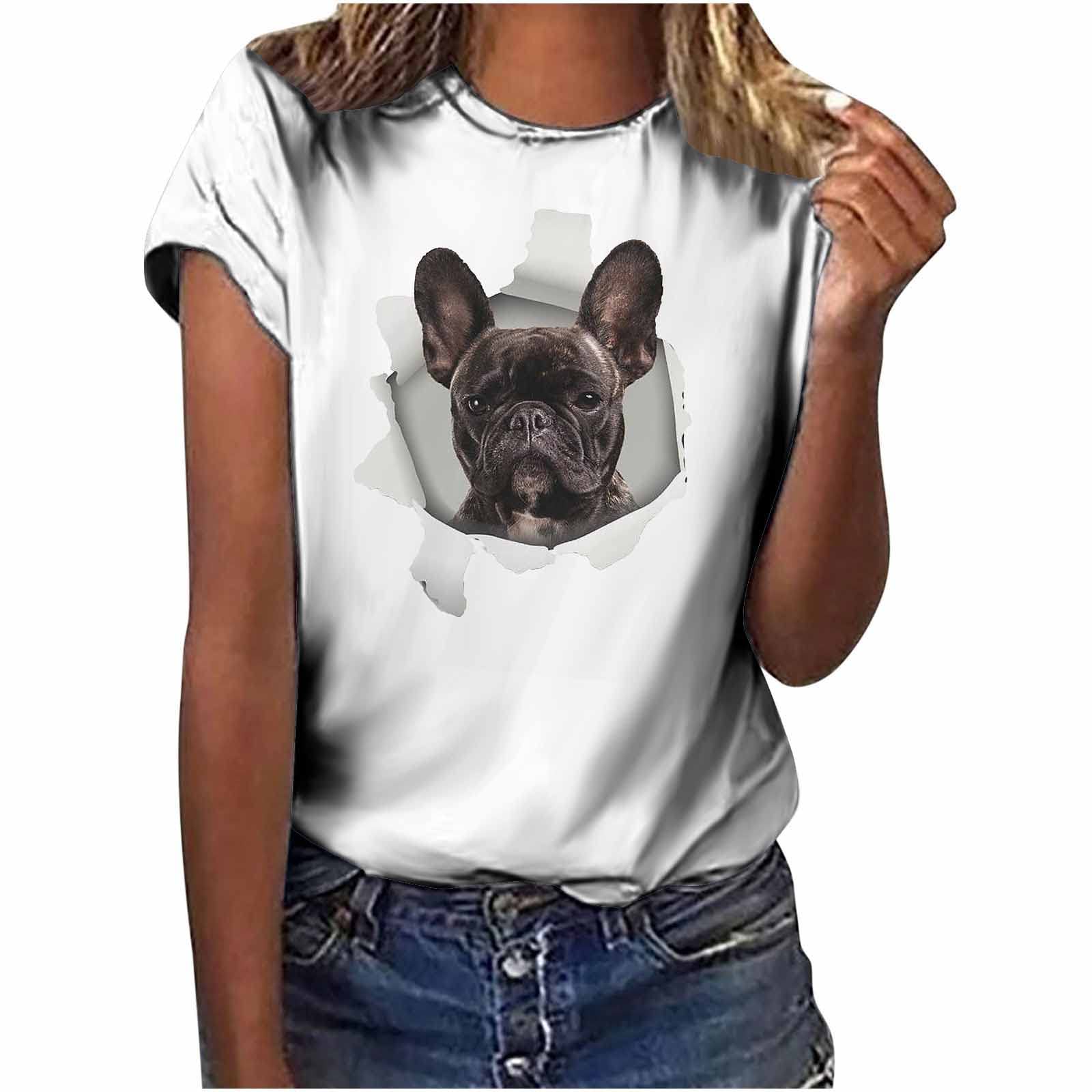 Funny 3D Printed Women's T-Shirts - Casual Loose Fit Graphic Tee Tops with Cool Designs - Perfect for Everyday Wear, Parties & Gifts - Most Wished for Choice787