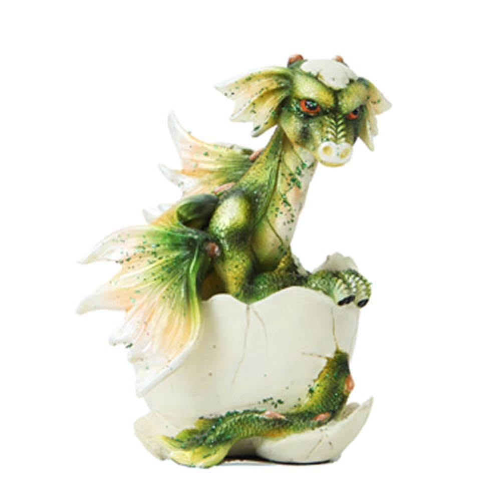 Pacific Dragon Hatchling Statue - Baby Dragon Decor for Fantasy Lovers