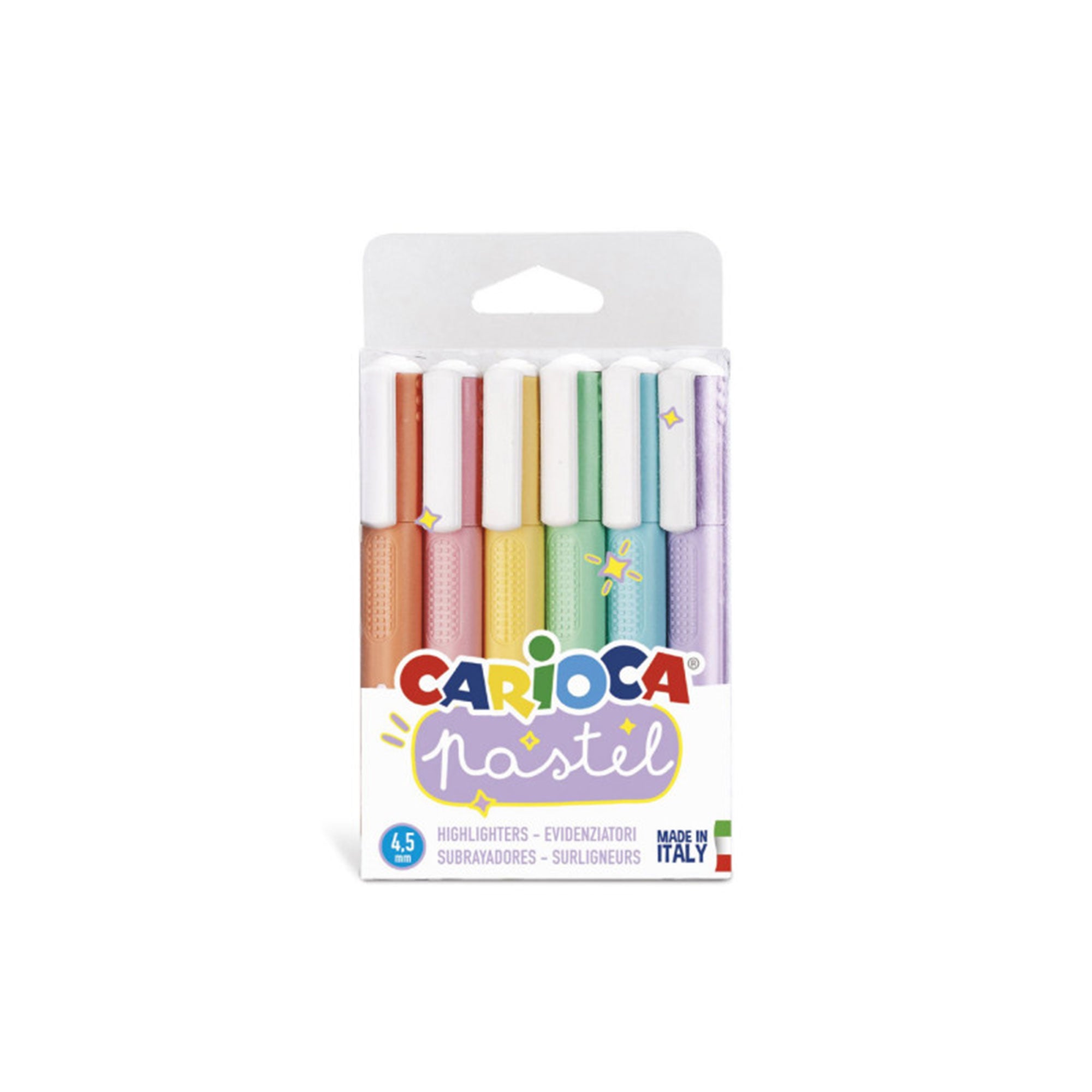6 Pack Pastel Highlighters - Assorted Colors for Note Taking, Studying & Office Use - Ideal for Students, Teachers & Professionals