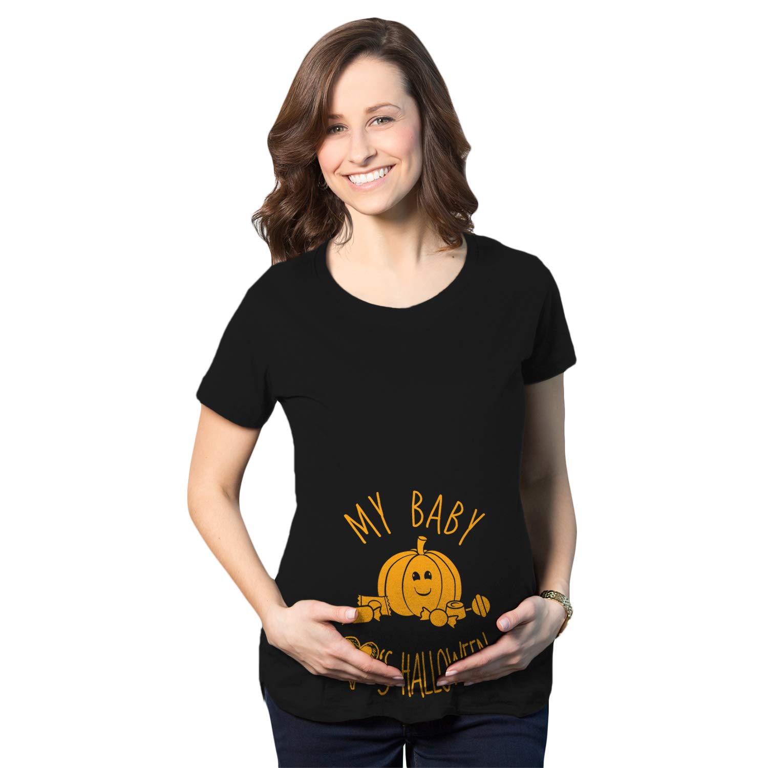 Funny Maternity Halloween T-Shirts for Pregnant Women - Cute Pregnancy Tees with Pumpkin, Ghost & Bat Designs | Perfect for Halloween Parties & Photo Shoots