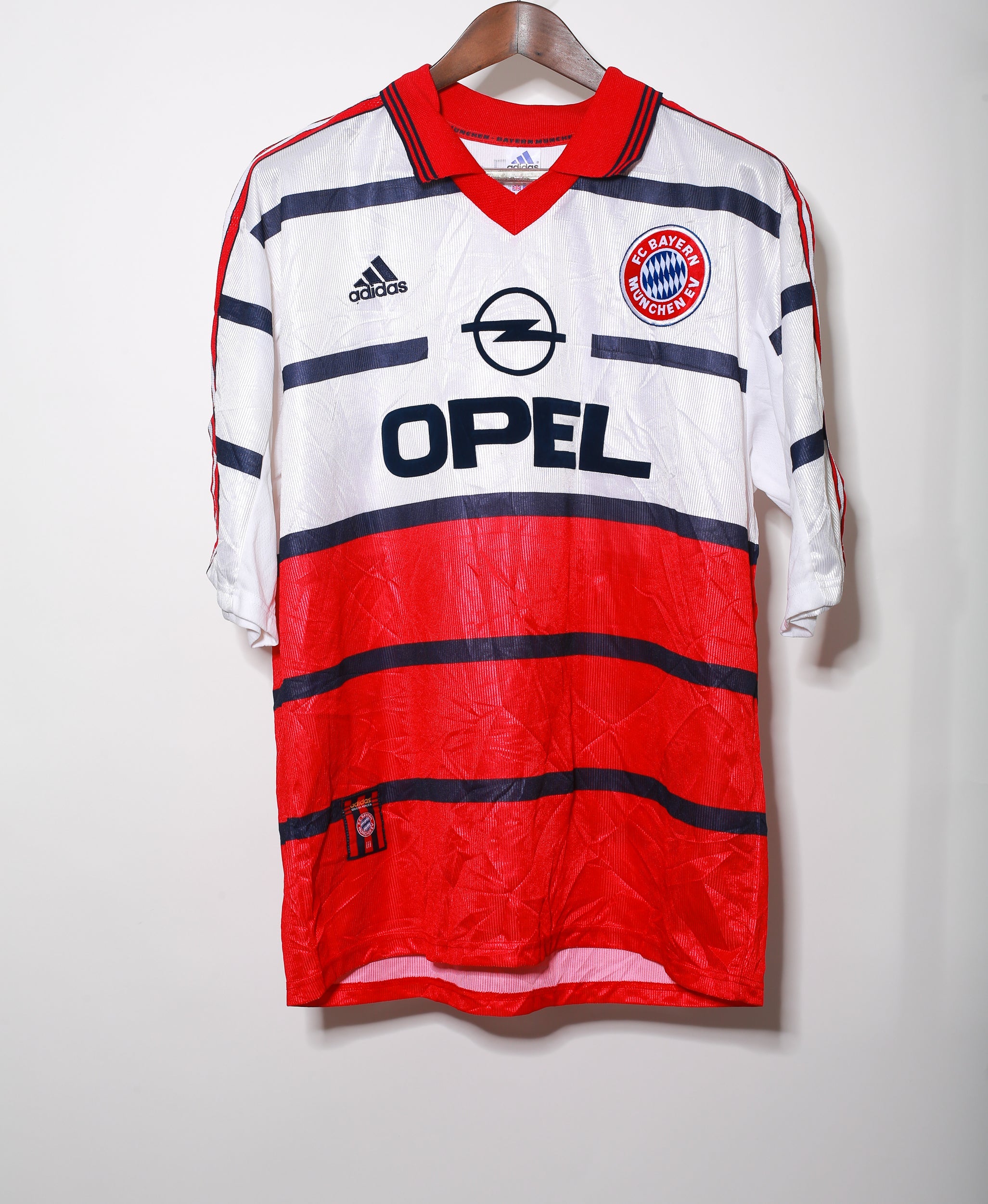 1998-99 Bayern Munich Away Football Jersey XL - Vintage Soccer Shirt for Fans & Collectors - Perfect for Matchdays, Cosplay & Retro Sports Fashion